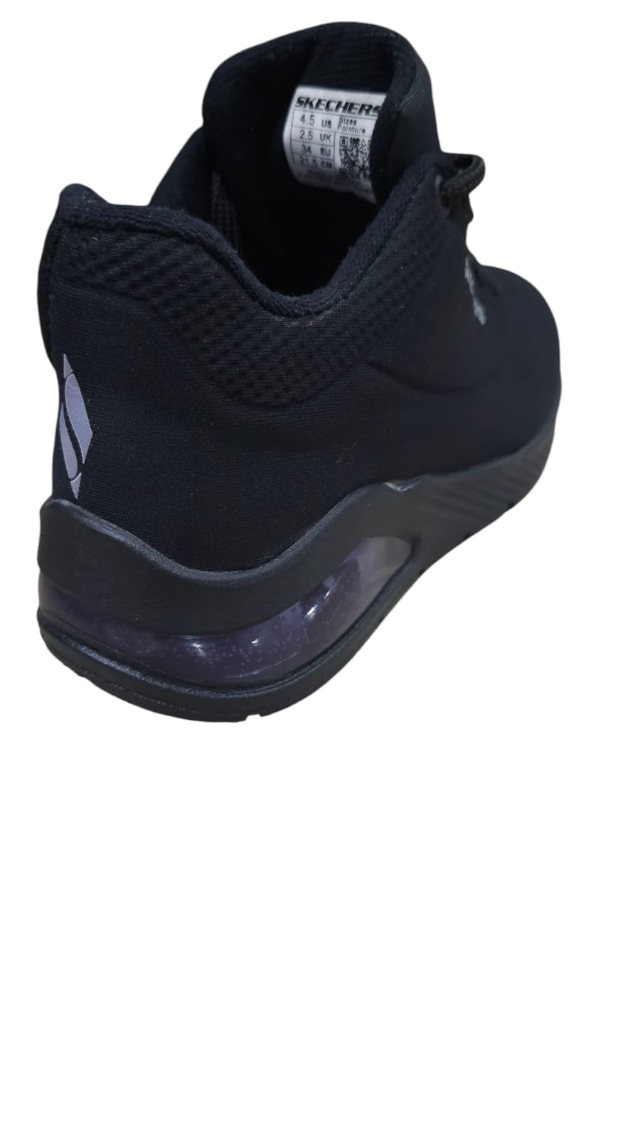 Tenis Skechers Black White Lifestyle AA Black
