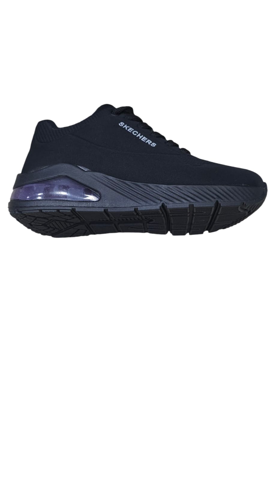 Tenis Skechers Black White Lifestyle AA Black