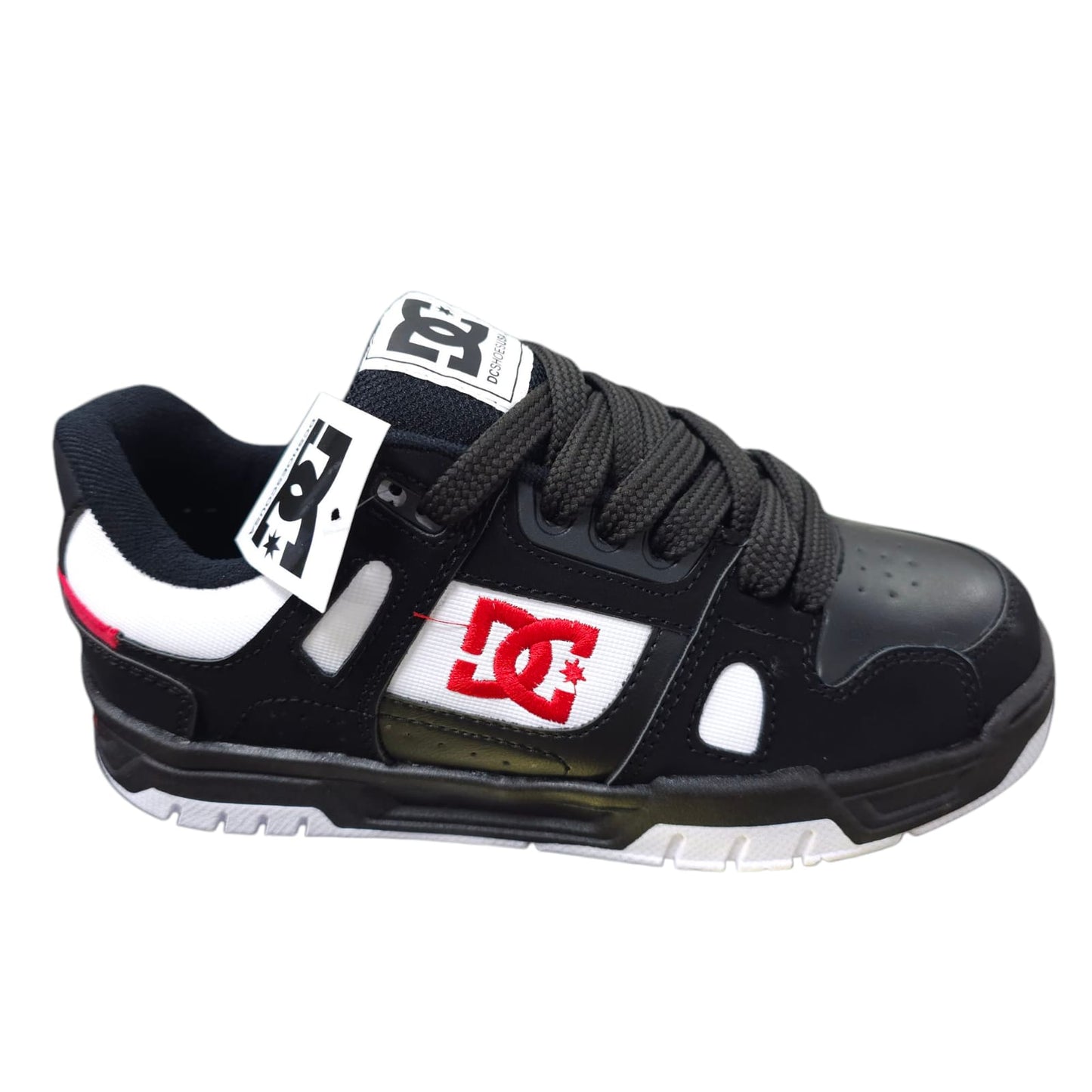 Tenis DC Shoes Pureskateshoe Replica AA New Edición Negro Blanco