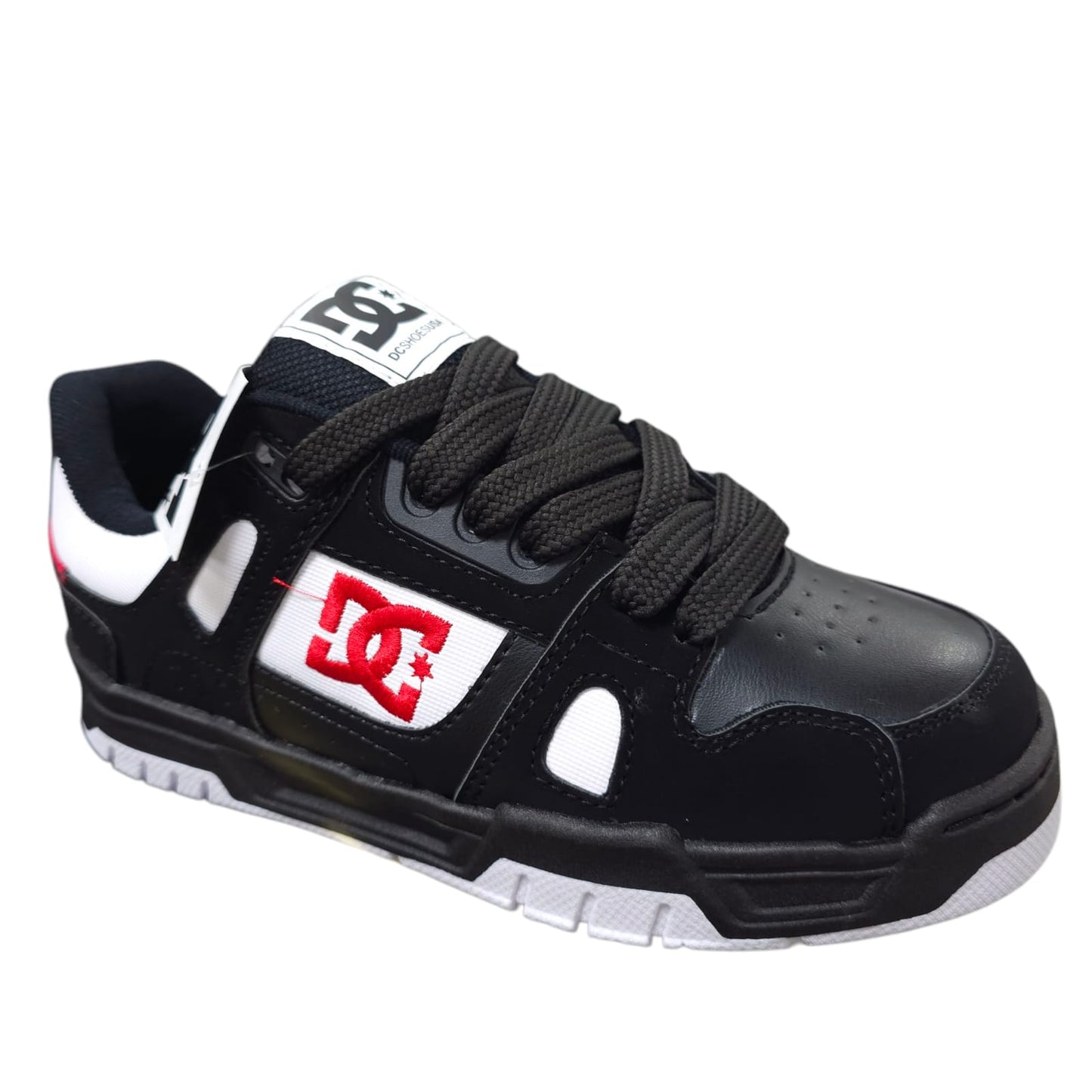 Tenis DC Shoes Pureskateshoe Replica AA New Edición Negro Blanco