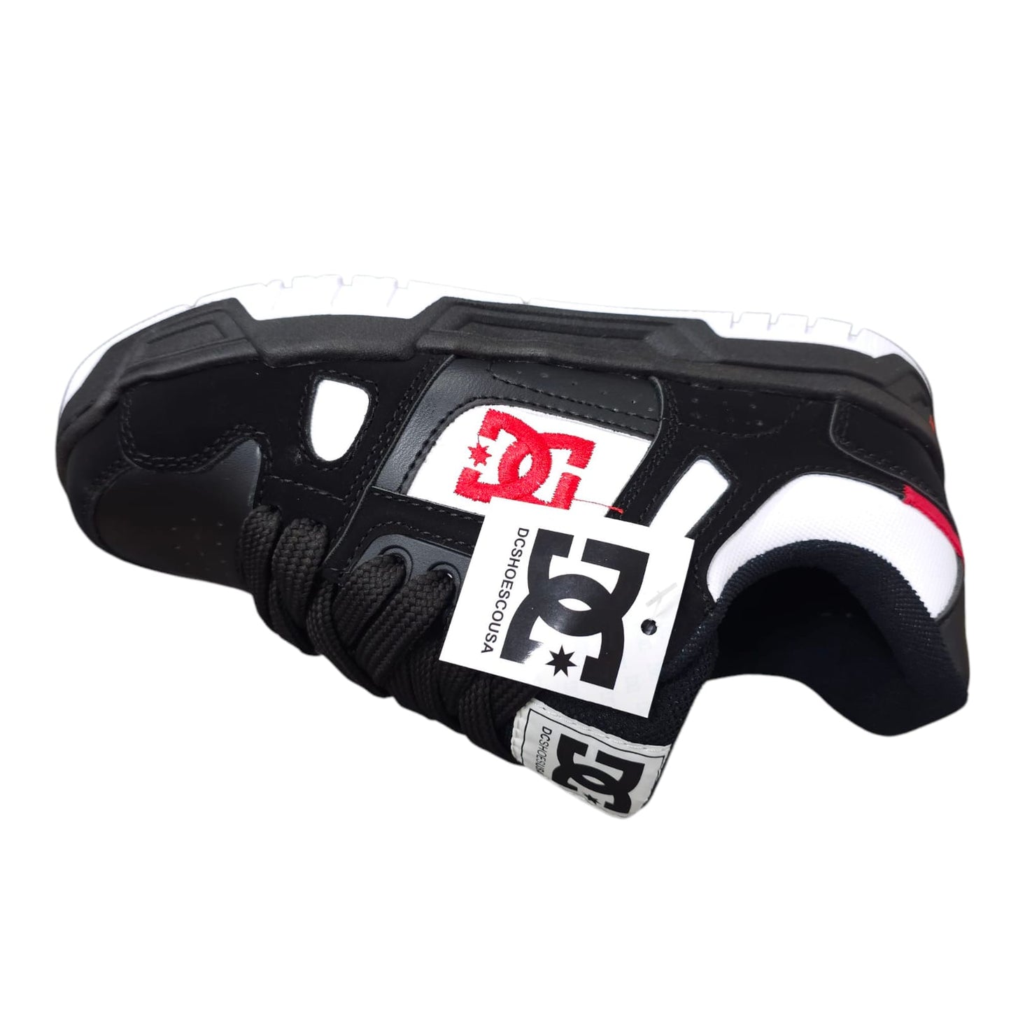 Tenis DC Shoes Pureskateshoe Replica AA New Edición Negro Blanco