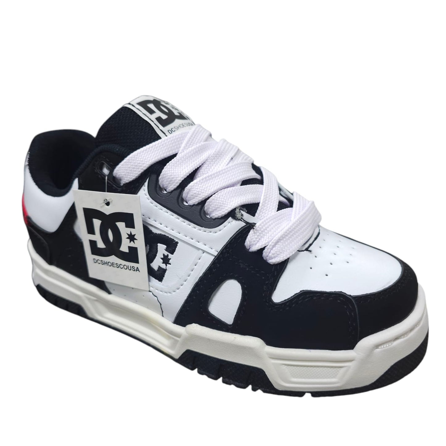 Tenis DC Shoes Pureskateshoe Replica AA New Edición Blanco Negro