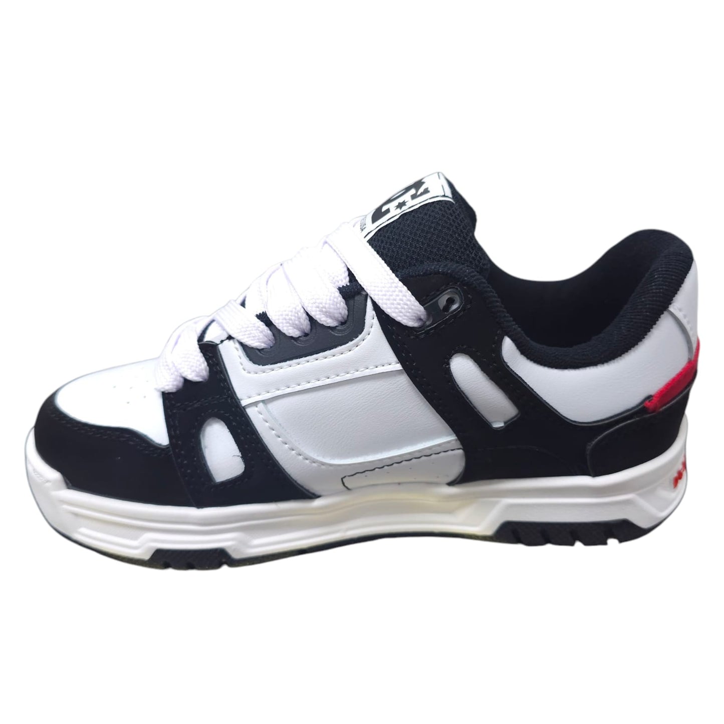 Tenis DC Shoes Pureskateshoe Replica AA New Edición Blanco Negro