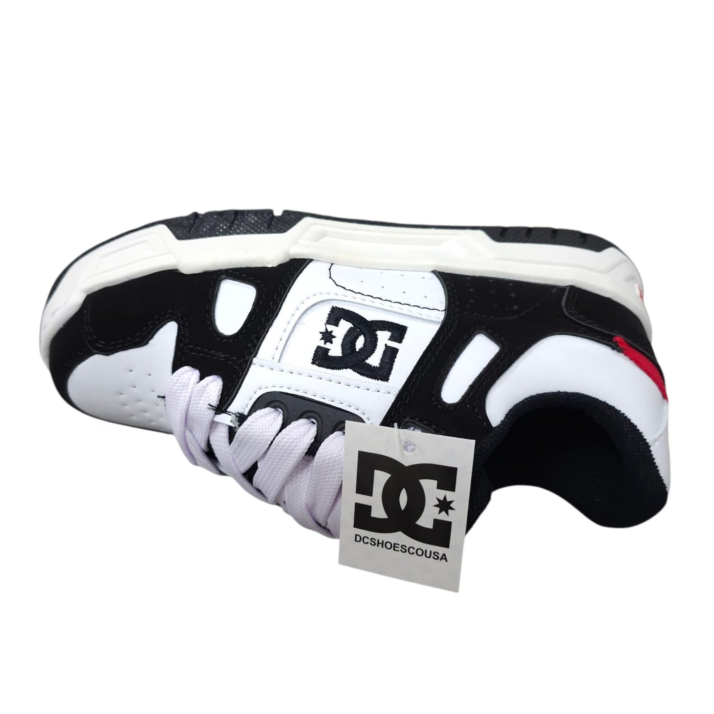 Tenis DC Shoes Pureskateshoe Replica AA New Edición Blanco Negro