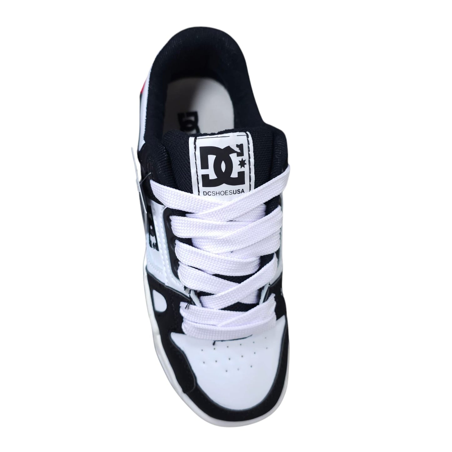 Tenis DC Shoes Pureskateshoe Replica AA New Edición Blanco Negro