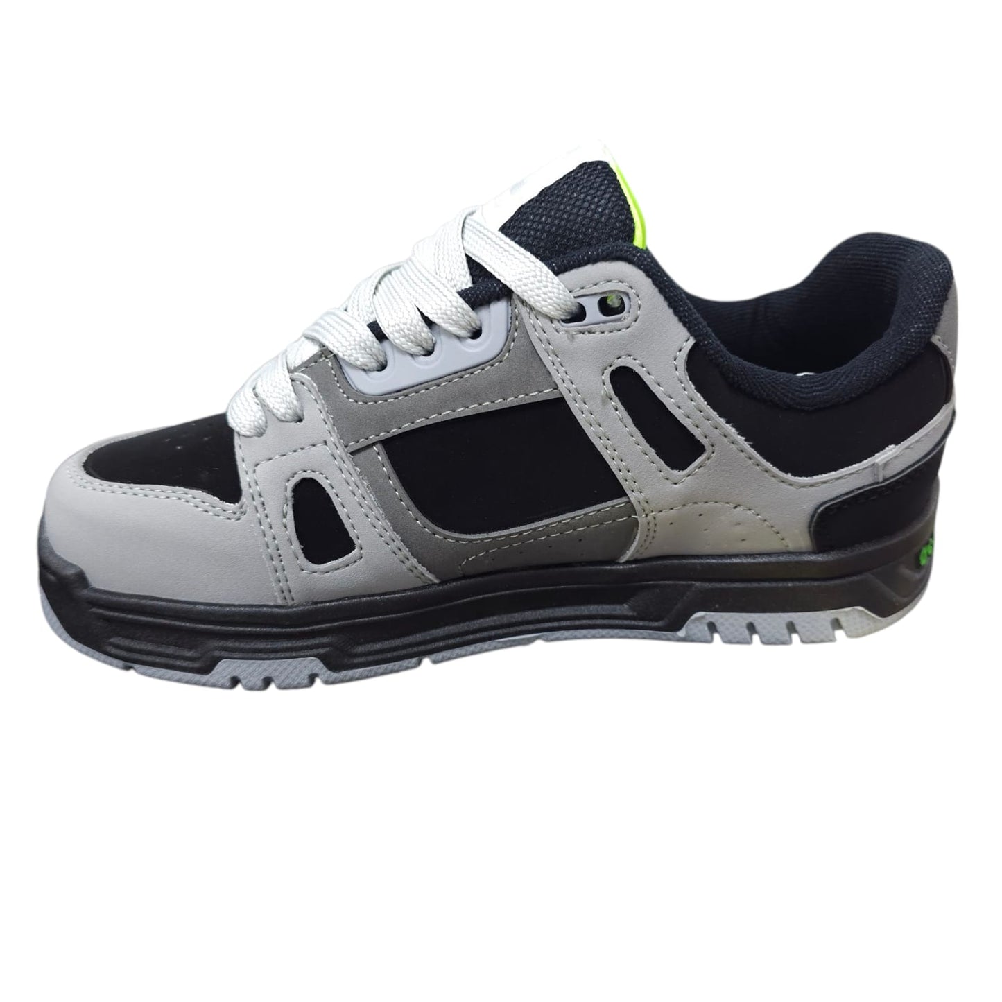 Tenis DC Shoes Pureskateshoe Replica AA New Edición Gris Verde
