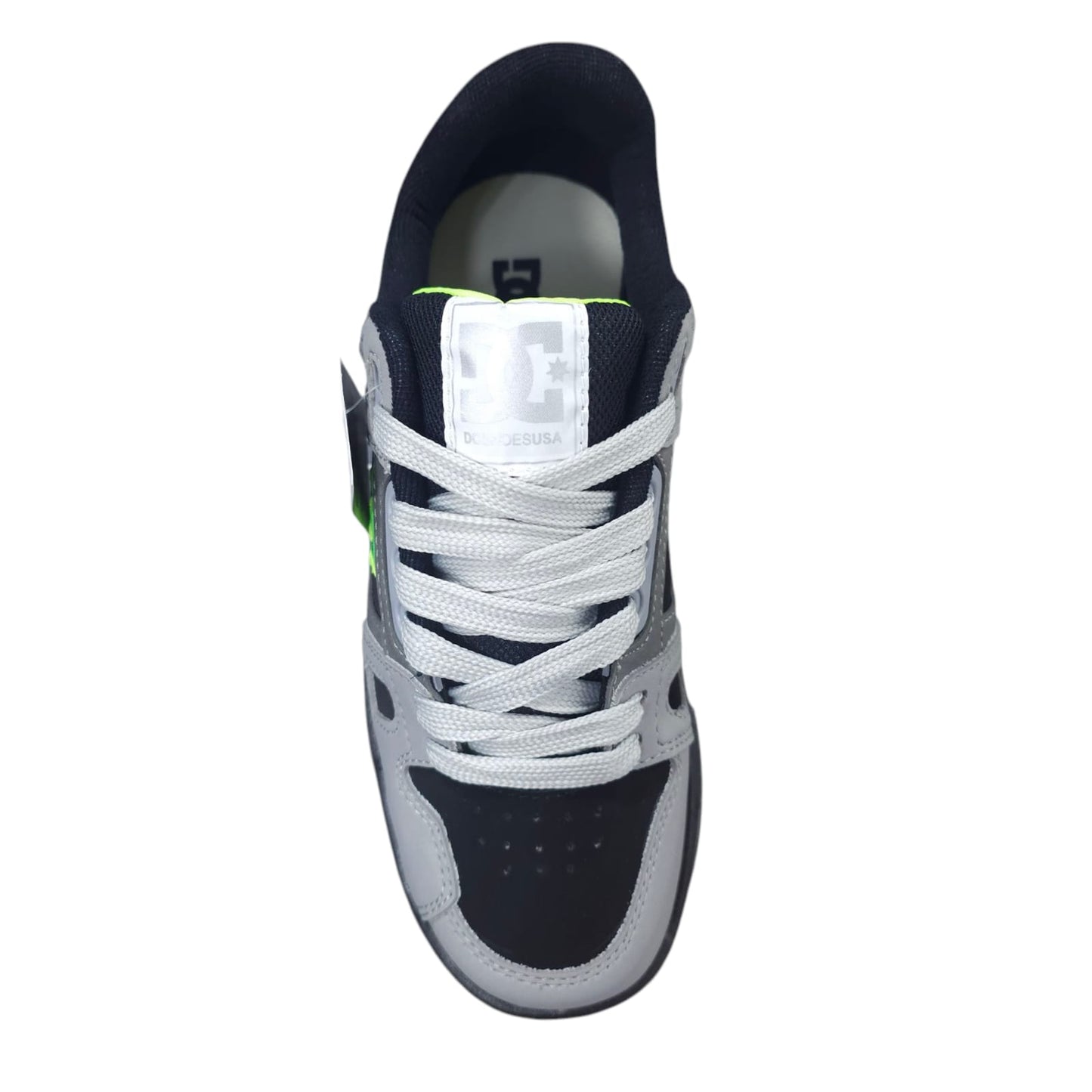 Tenis DC Shoes Pureskateshoe Replica AA New Edición Gris Verde