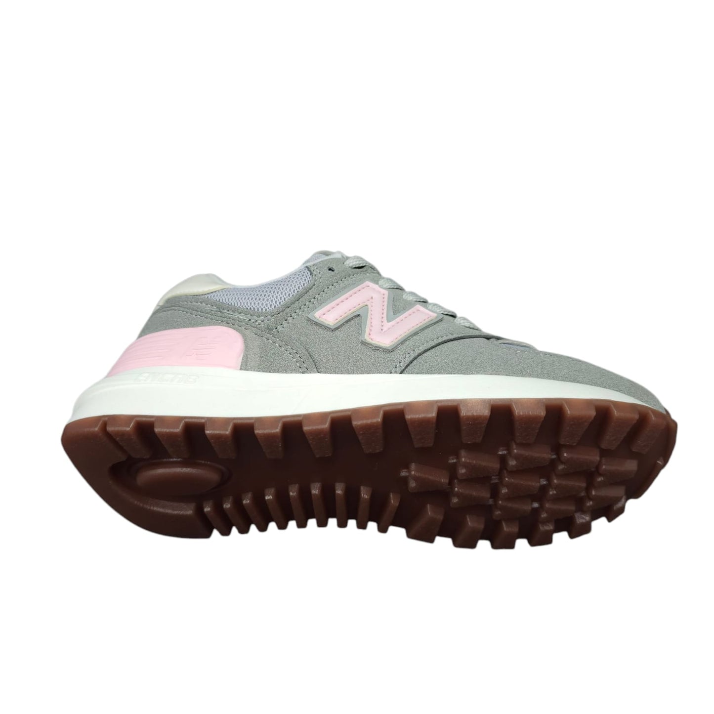 Tenis New Balance Replica AA Suela Alta New Colección Gris Rosa