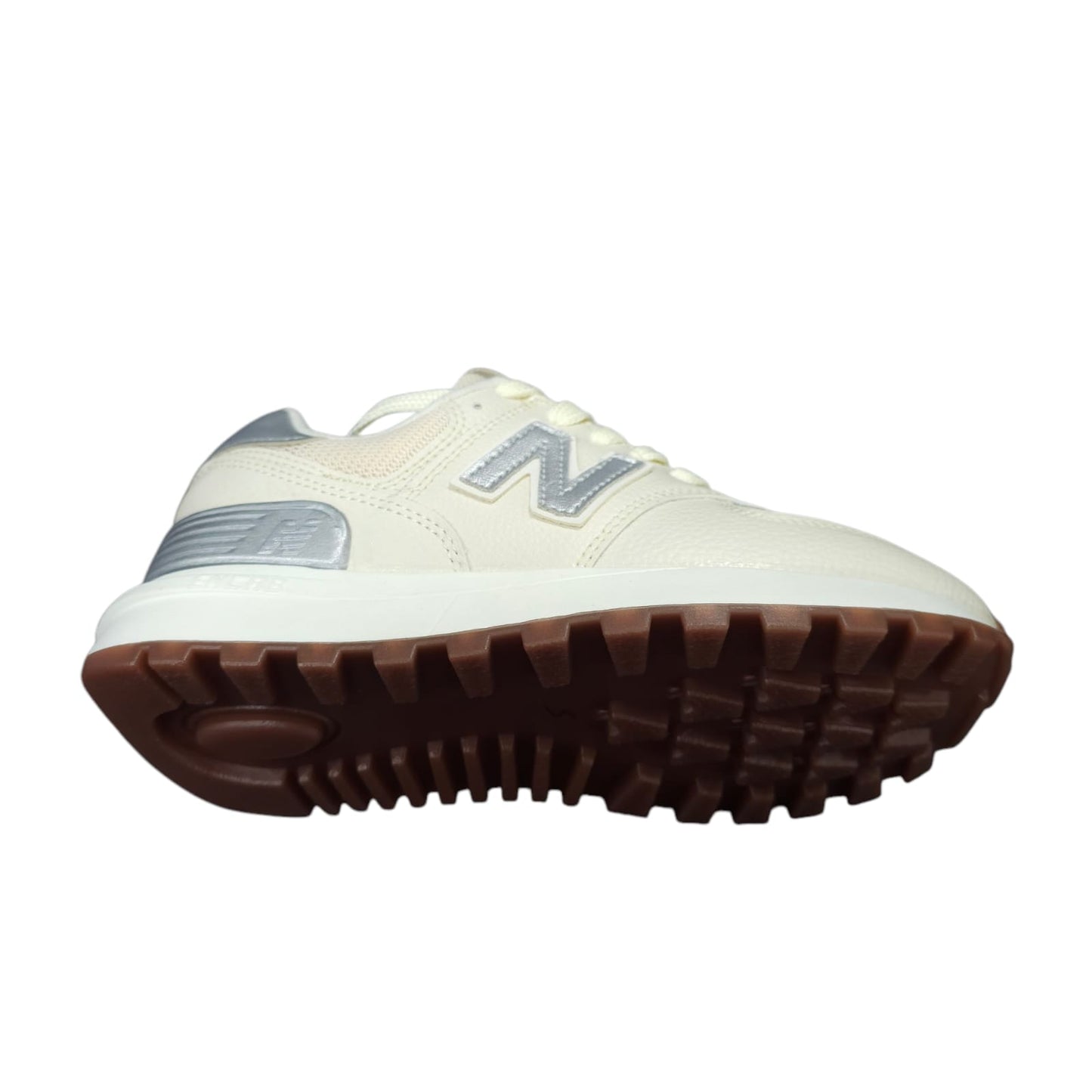 Tenis New Balance Replica AA Suela Alta New Colección Beige Plateado