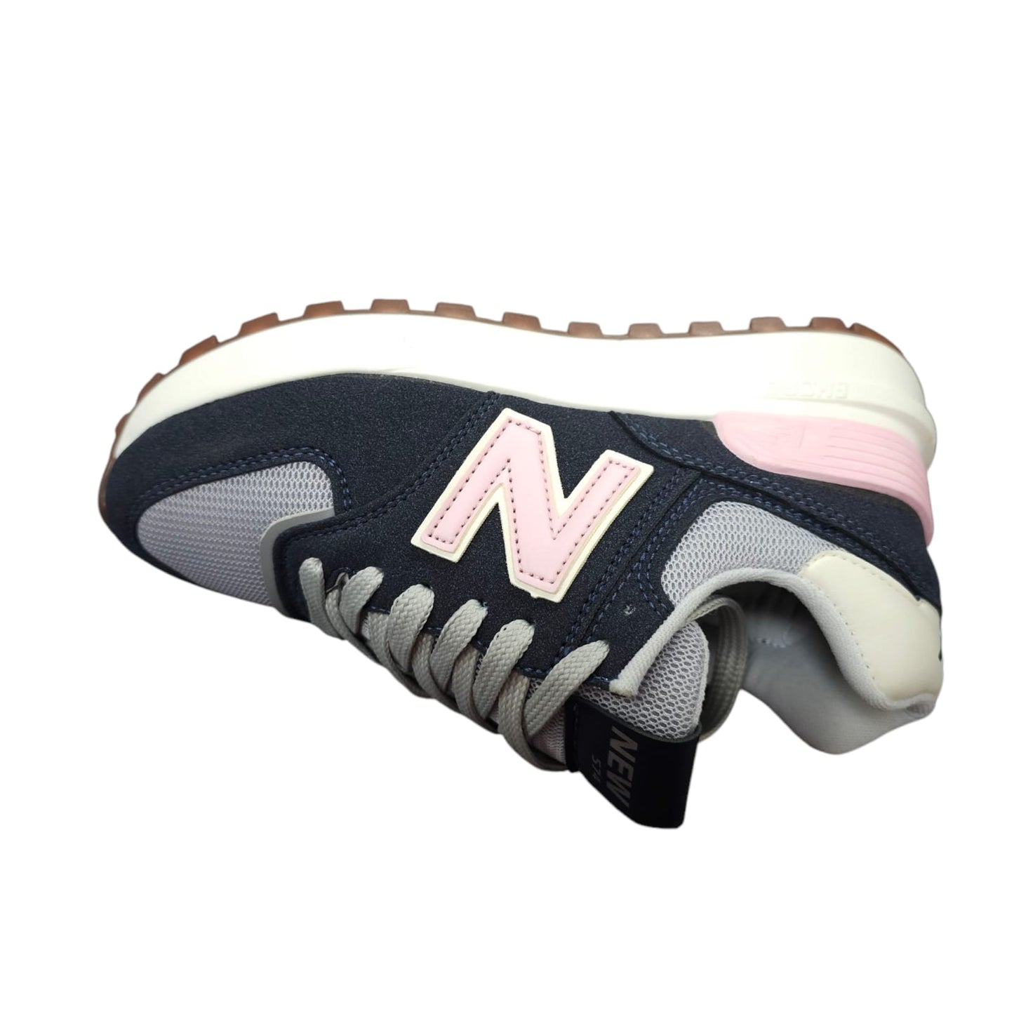 Tenis New Balance Replica AA Suela Alta New Colección Azul Rosa