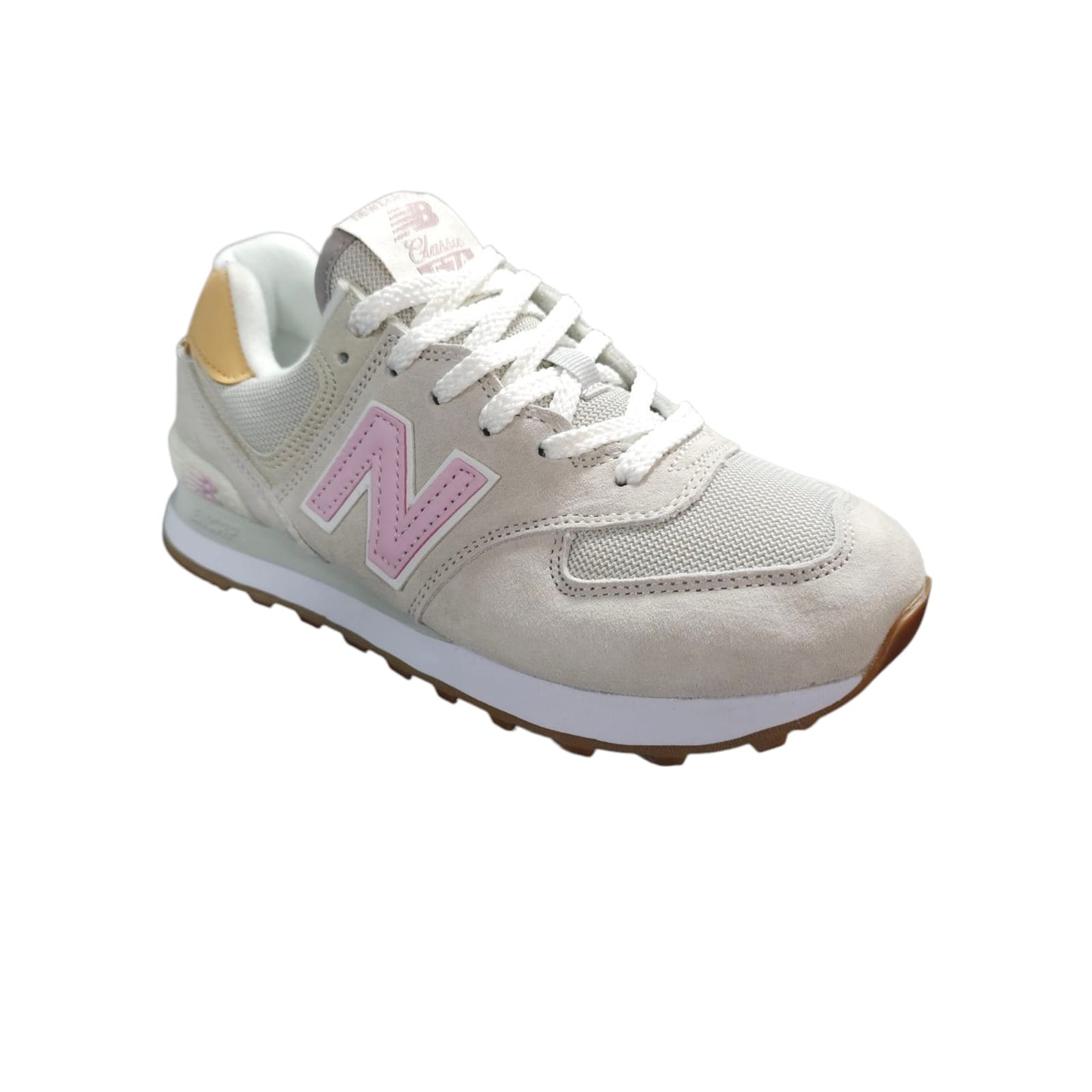 Tenis New Balance 574 Replica AAA Importados Colección Clásica Beige