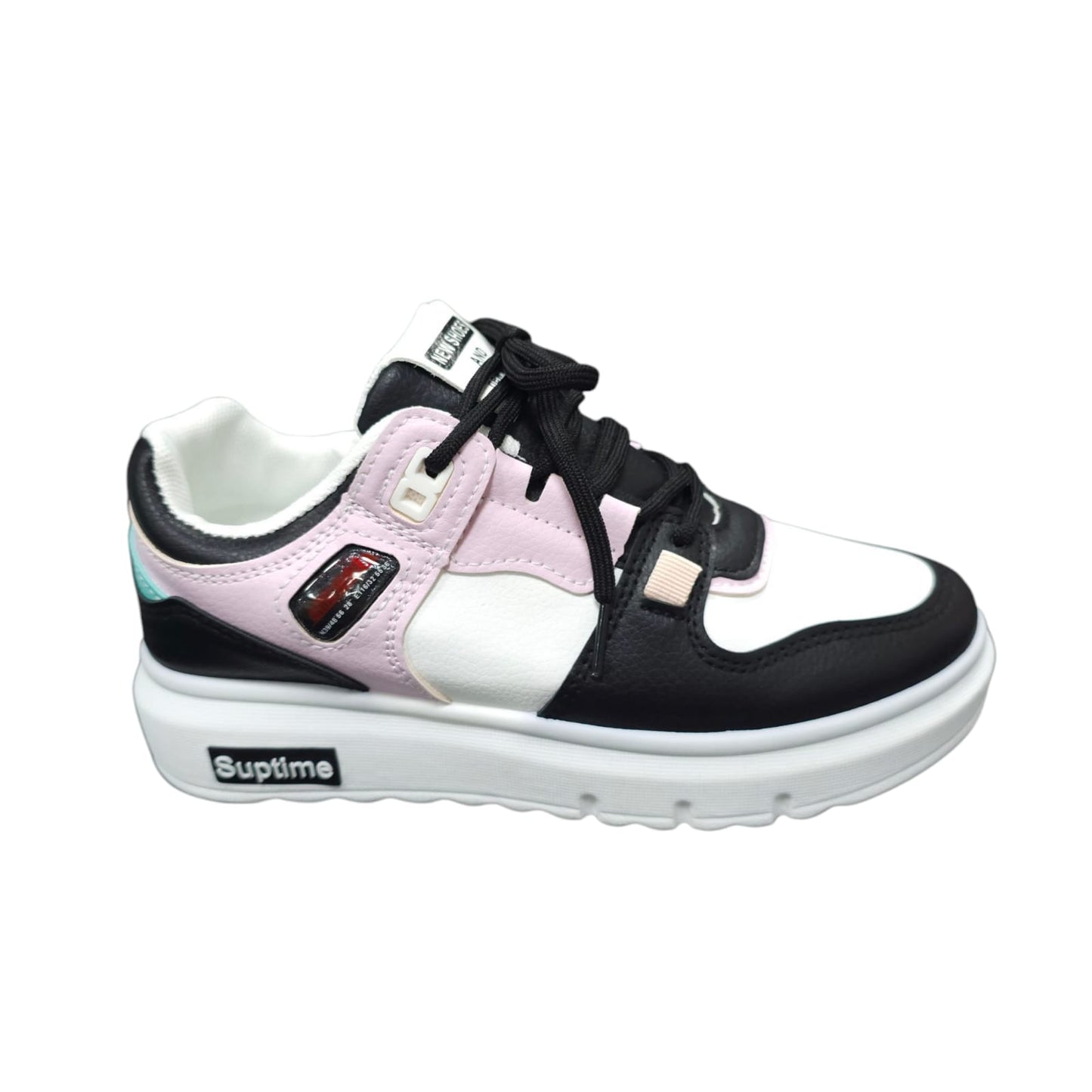 Tenis Con Plataforma Suela Mediana Importados Moda 2025 Black