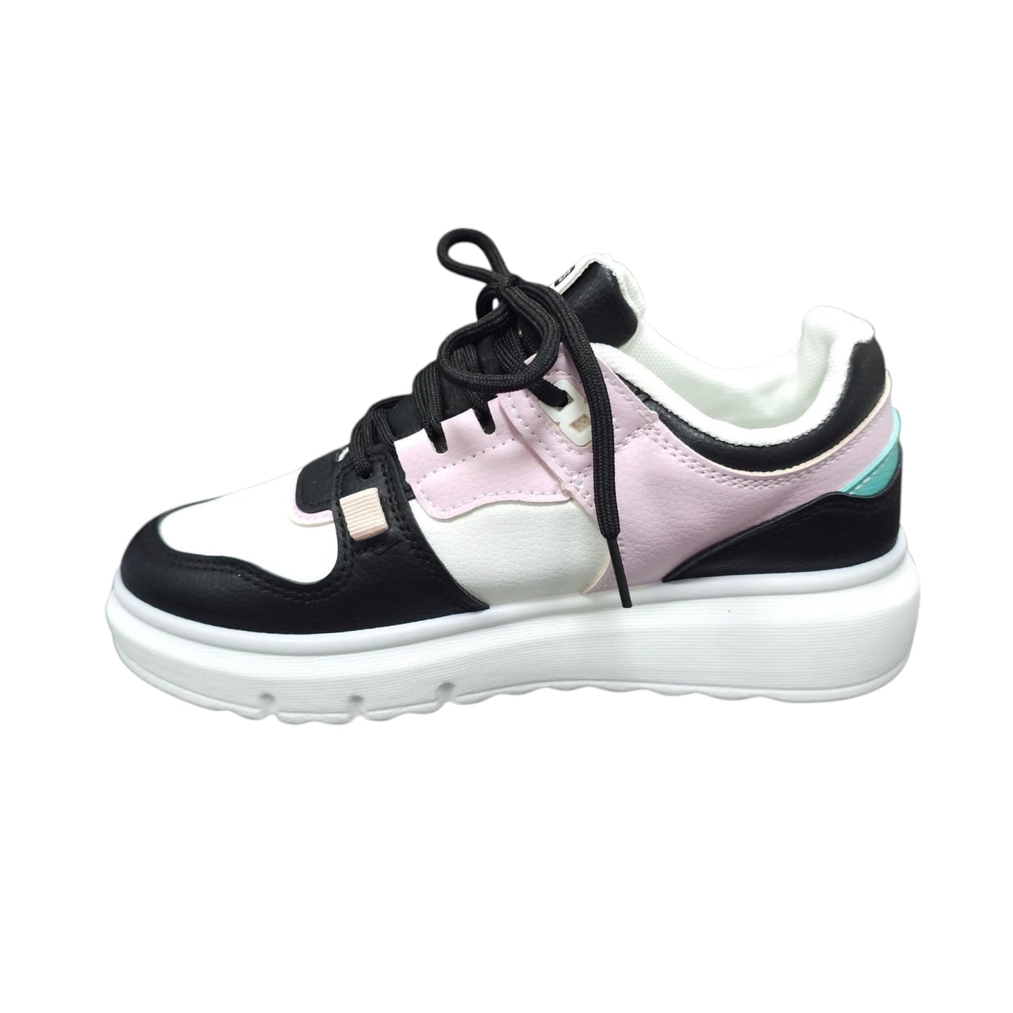 Tenis Con Plataforma Suela Mediana Importados Moda 2025 Black