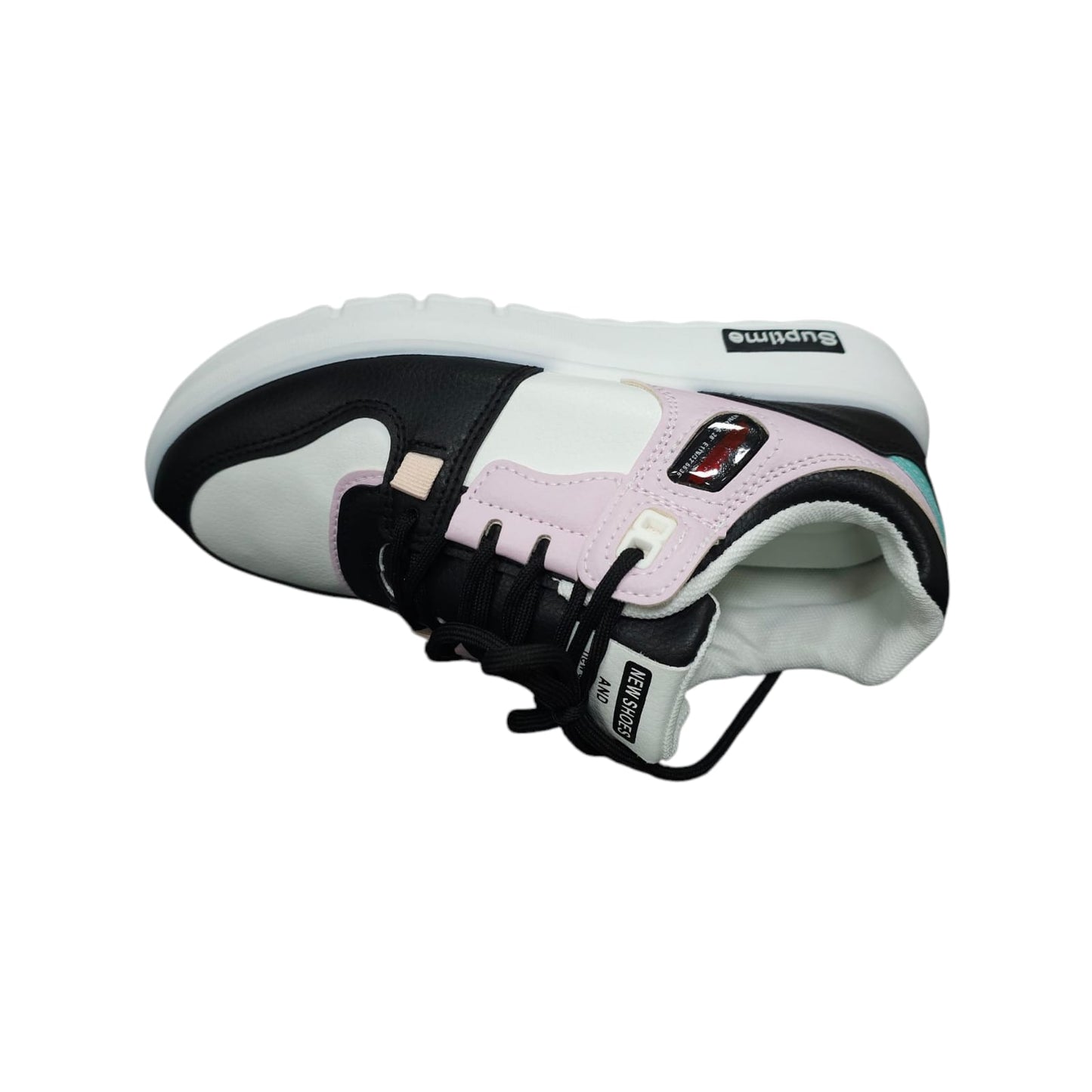 Tenis Con Plataforma Suela Mediana Importados Moda 2025 Black