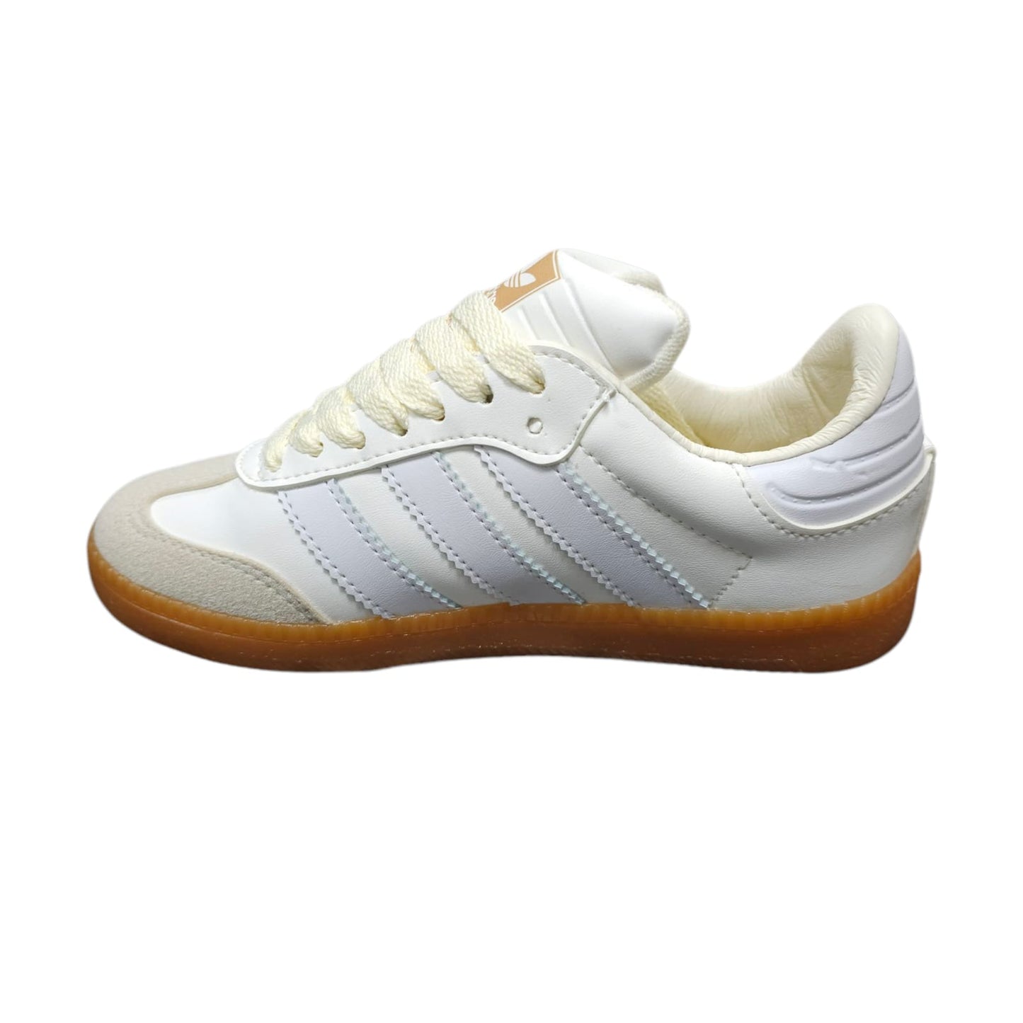 Tenis Adidas Samba White Suela Plana Replica AAA Beige