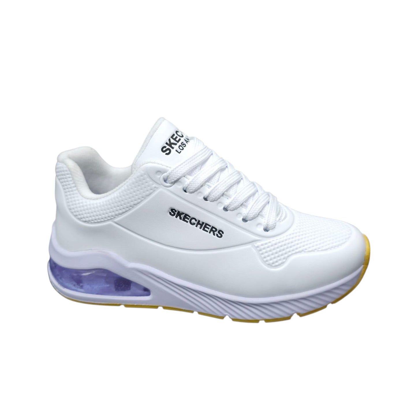 Tenis Skechers Lifestyle Replica AA Material Límpiale White