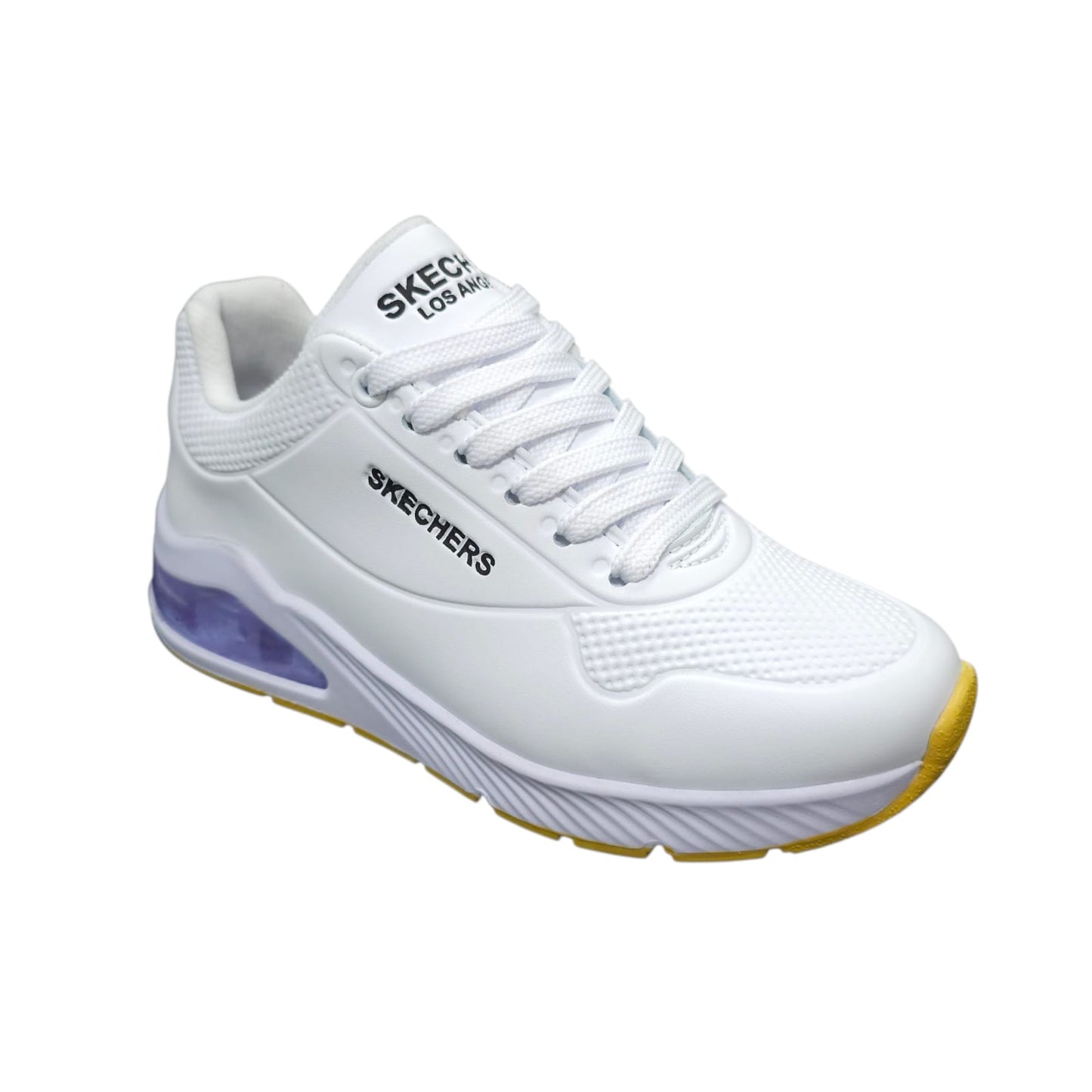 Tenis Skechers Lifestyle Replica AA Material Límpiale White