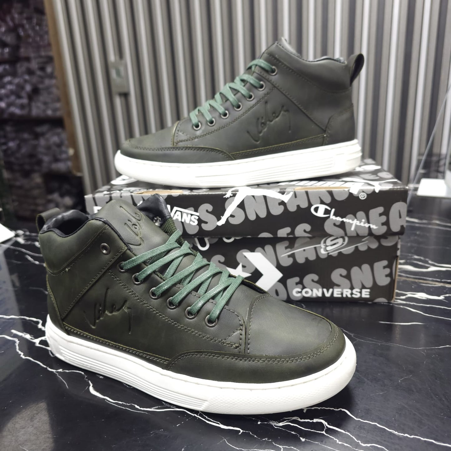 Tenis Sport En Bota Replica AA New Colecction Green