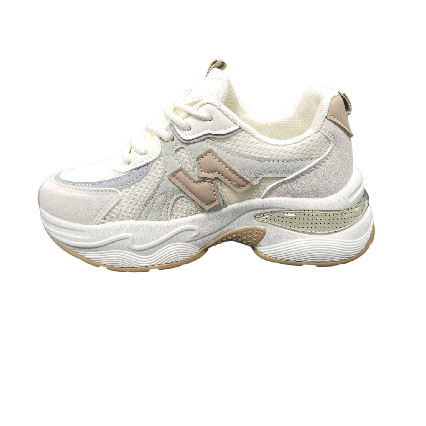 Plataforma Suela Alta Moda 2025 New Colección Fashion Beige