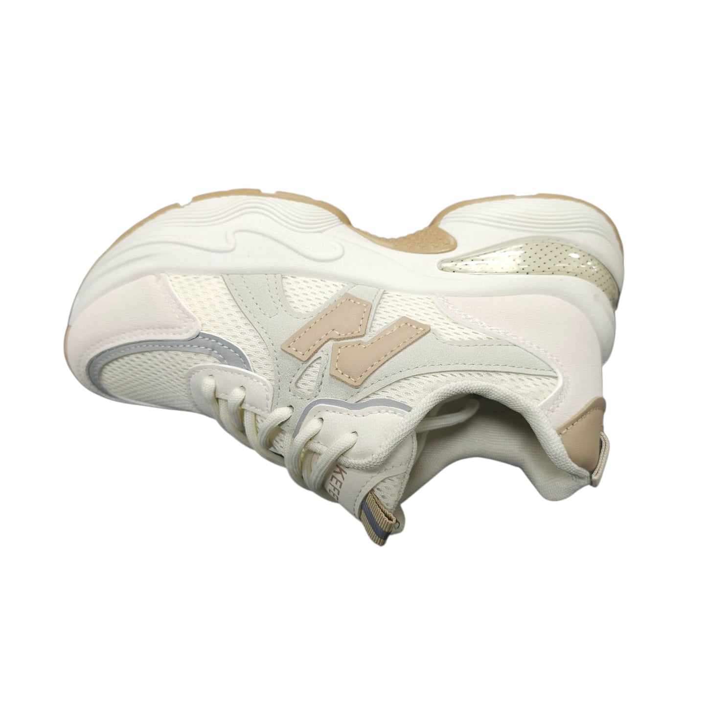Plataforma Suela Alta Moda 2025 New Colección Fashion Beige