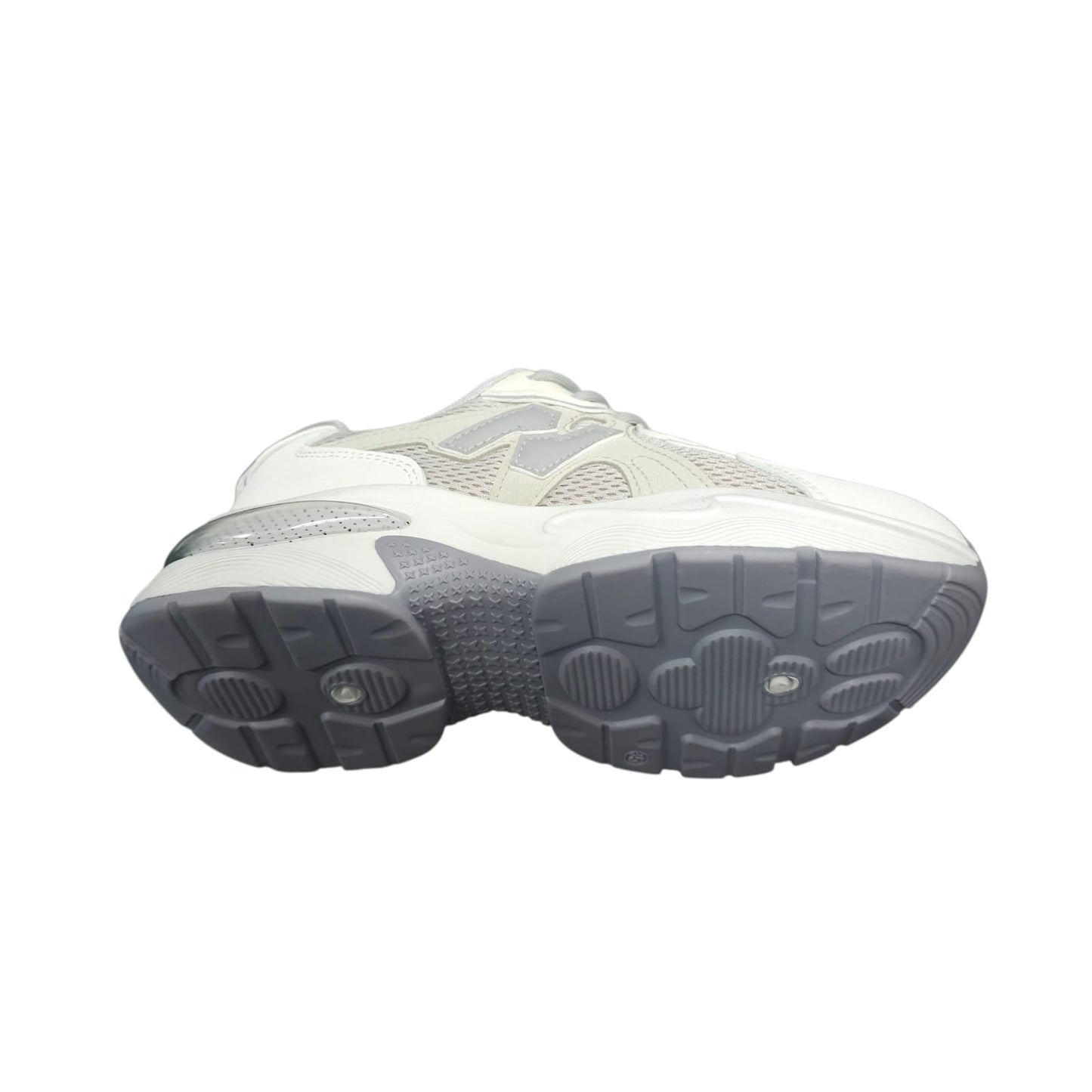 Plataforma Suela Alta Moda 2025 New Colección Fashion White Grey