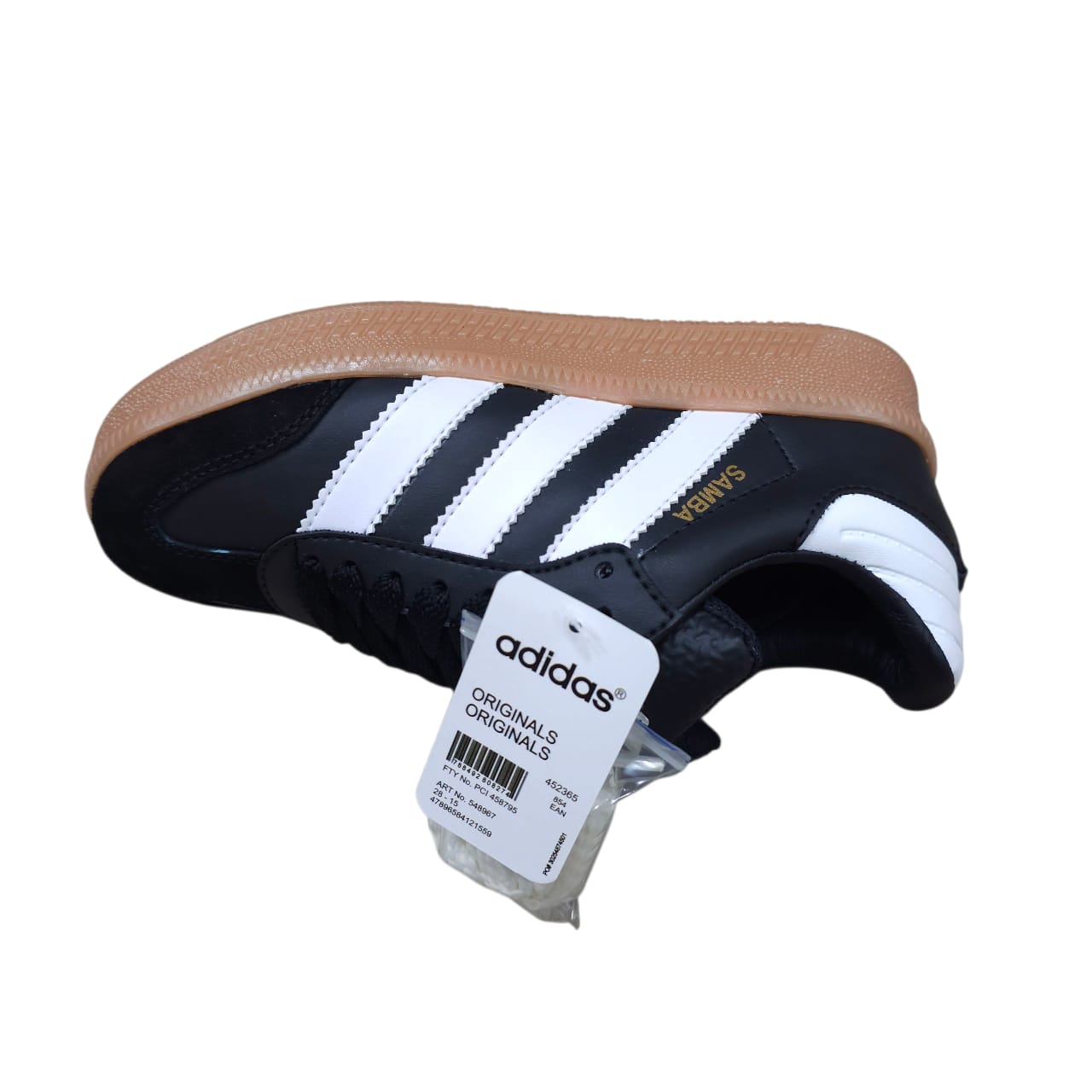 Tenis Adidas Samba Black Suela Alta Replica AA
