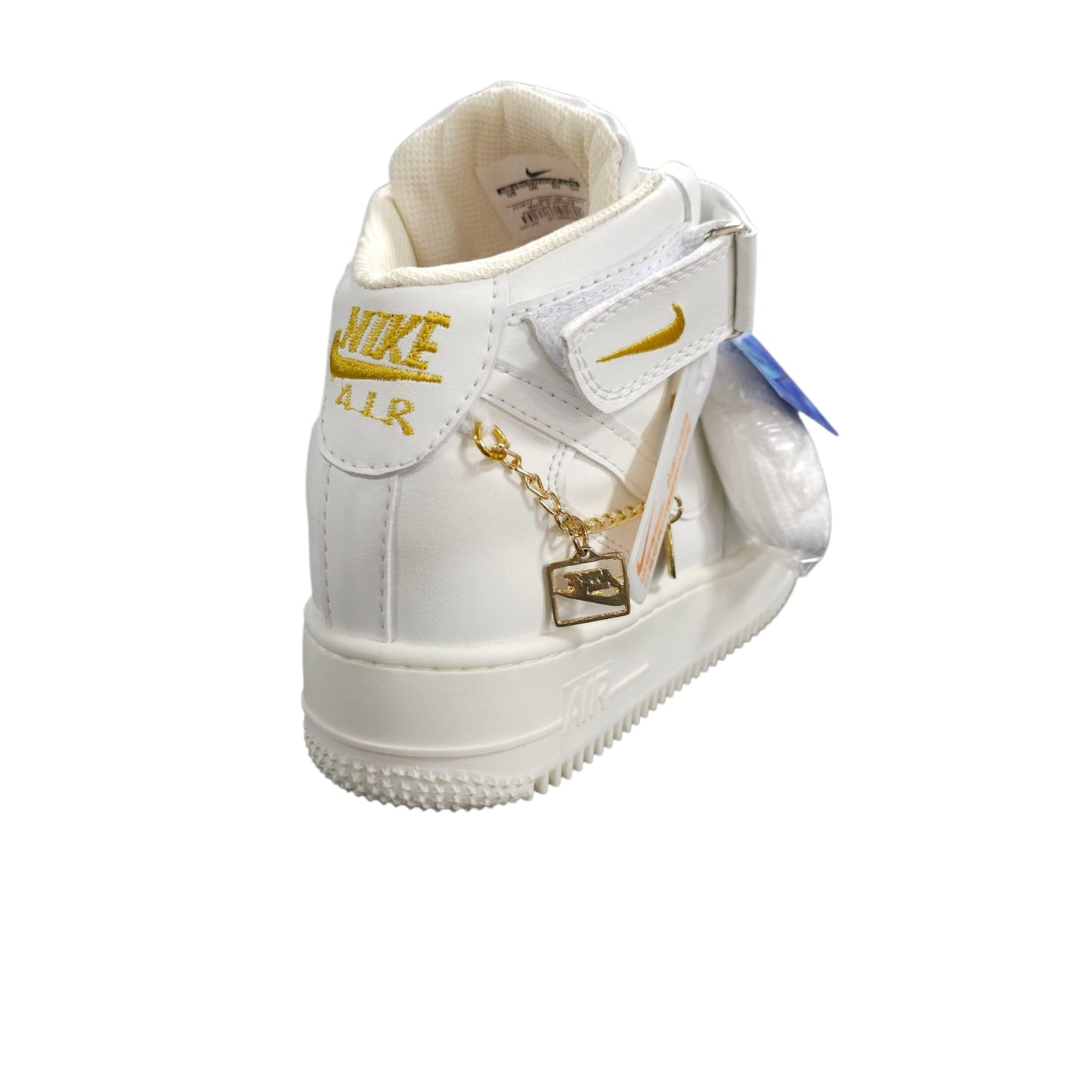 Tenis For One Bota Replica AA Beige Cadena
