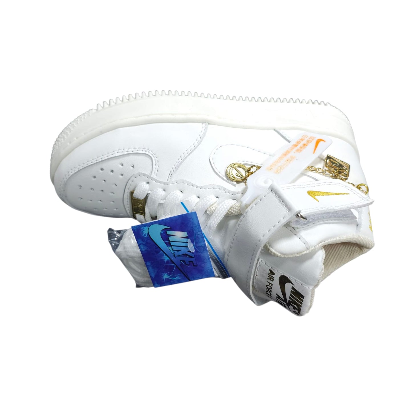 Tenis For One Bota Replica AA Beige Cadena