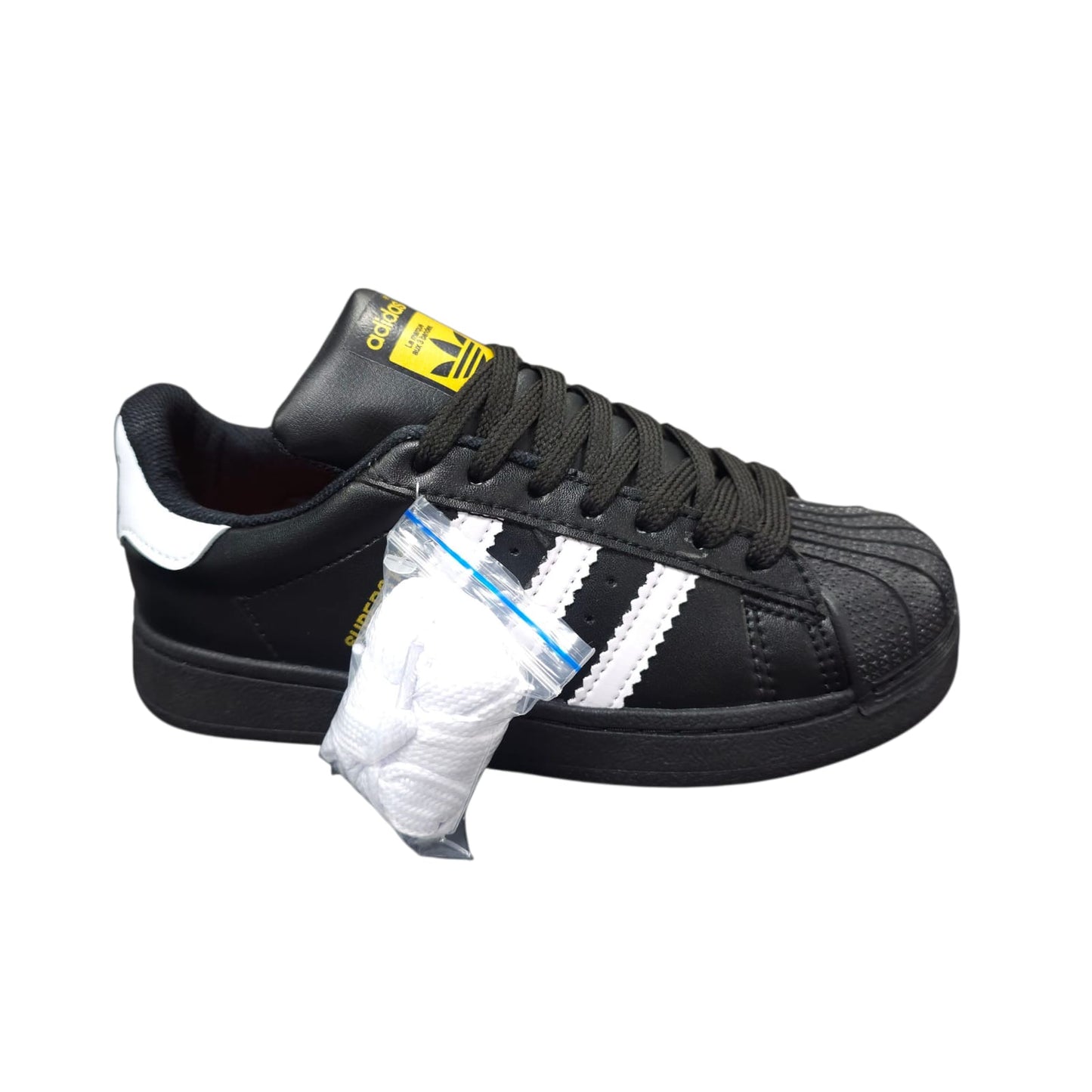 Tenis Adidas Super Star R-eplica 2A Negro Blanco