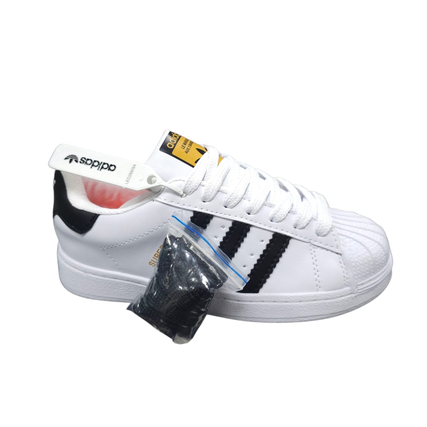 Tenis Adidas Super Star R-eplica 2A Blanco Negro