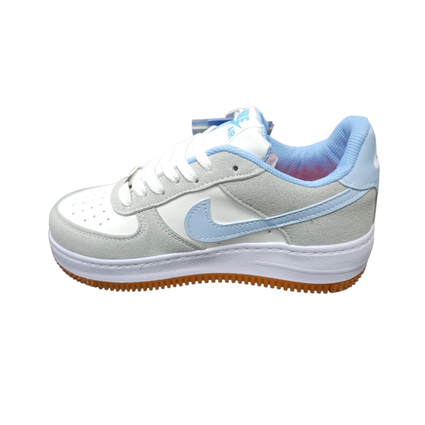 Tenis Nike Air Force For One R-eplica 2-A Classic Grey Blue