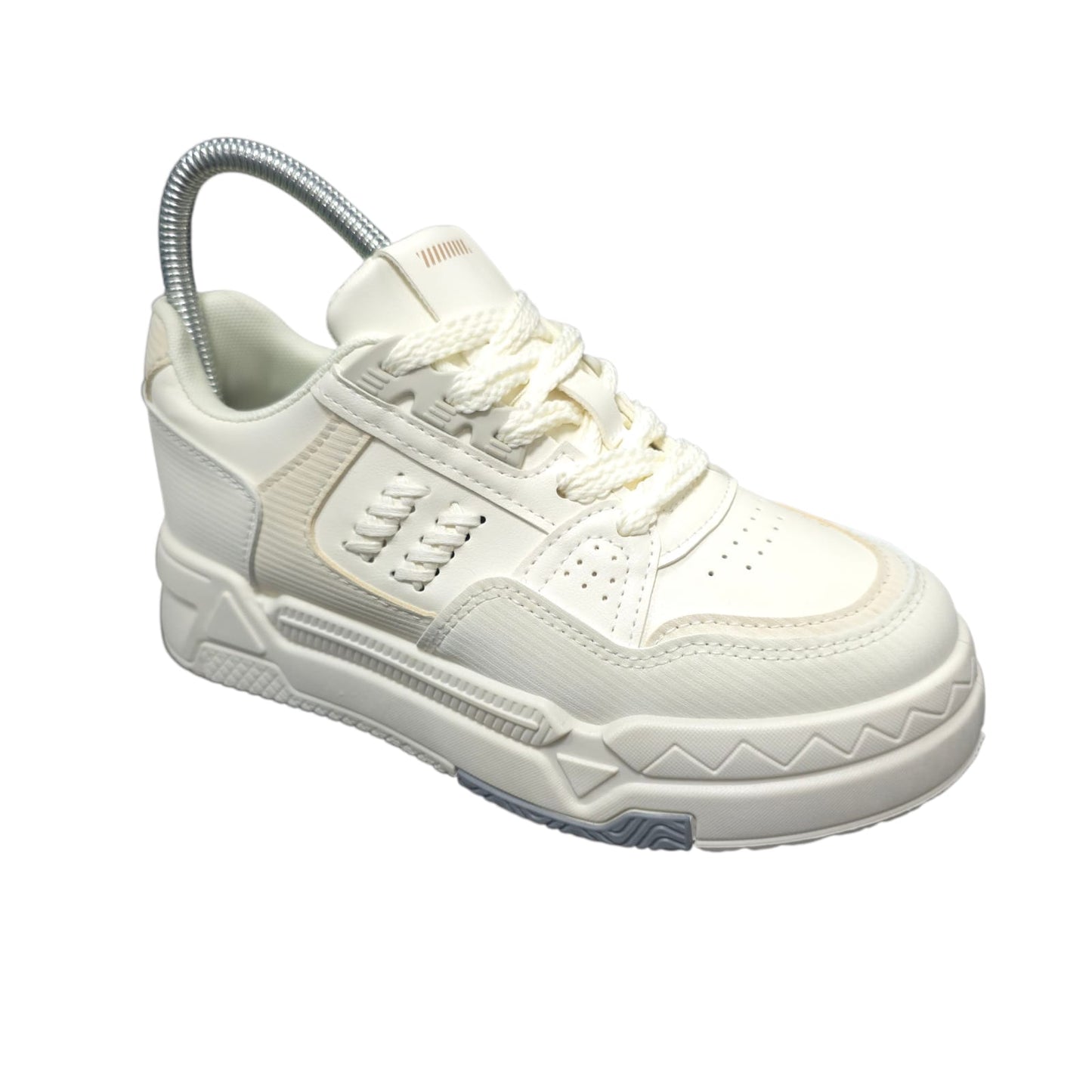 Tenis En Plataforma Importados Suela Plana Nueva Colección Beige