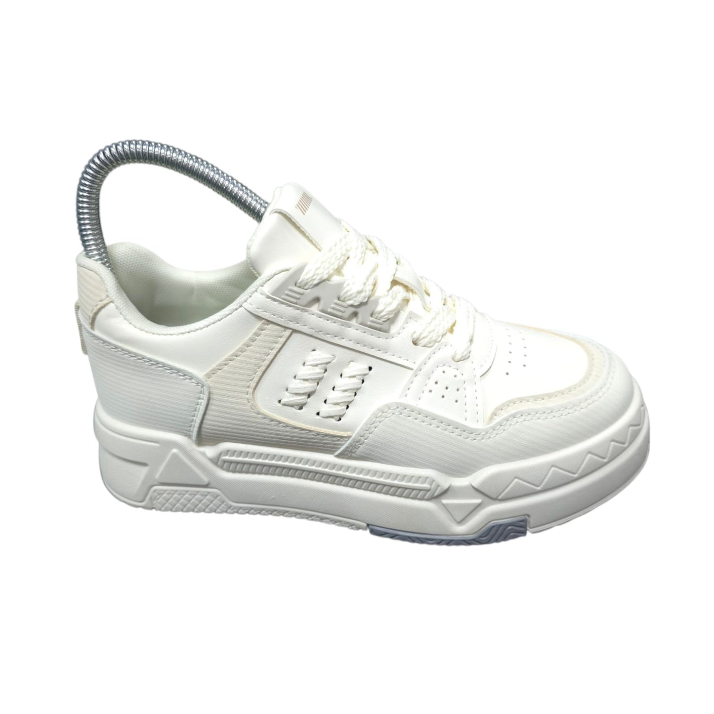 Tenis En Plataforma Importados Suela Plana Nueva Colección Beige