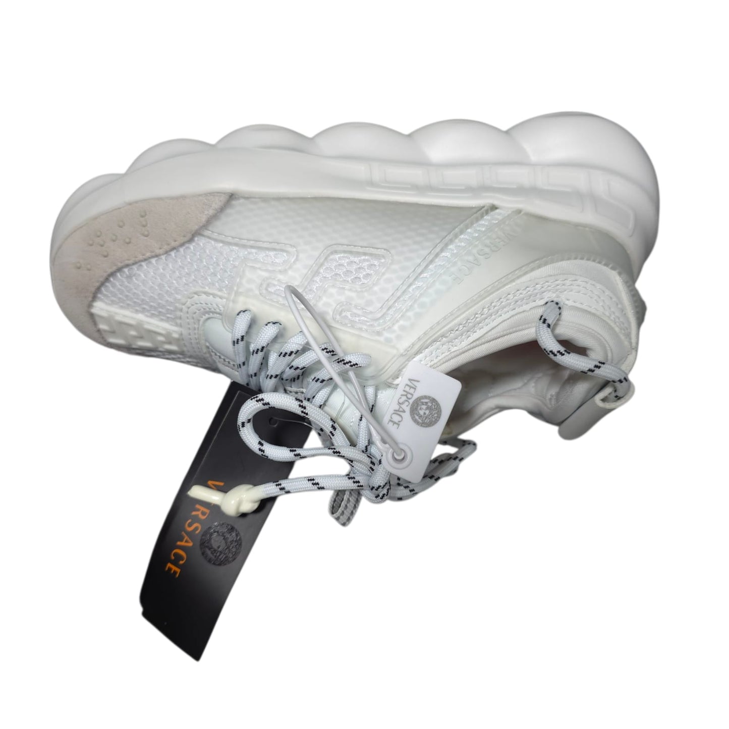 Tenis Versace Chain Importados Reaction White