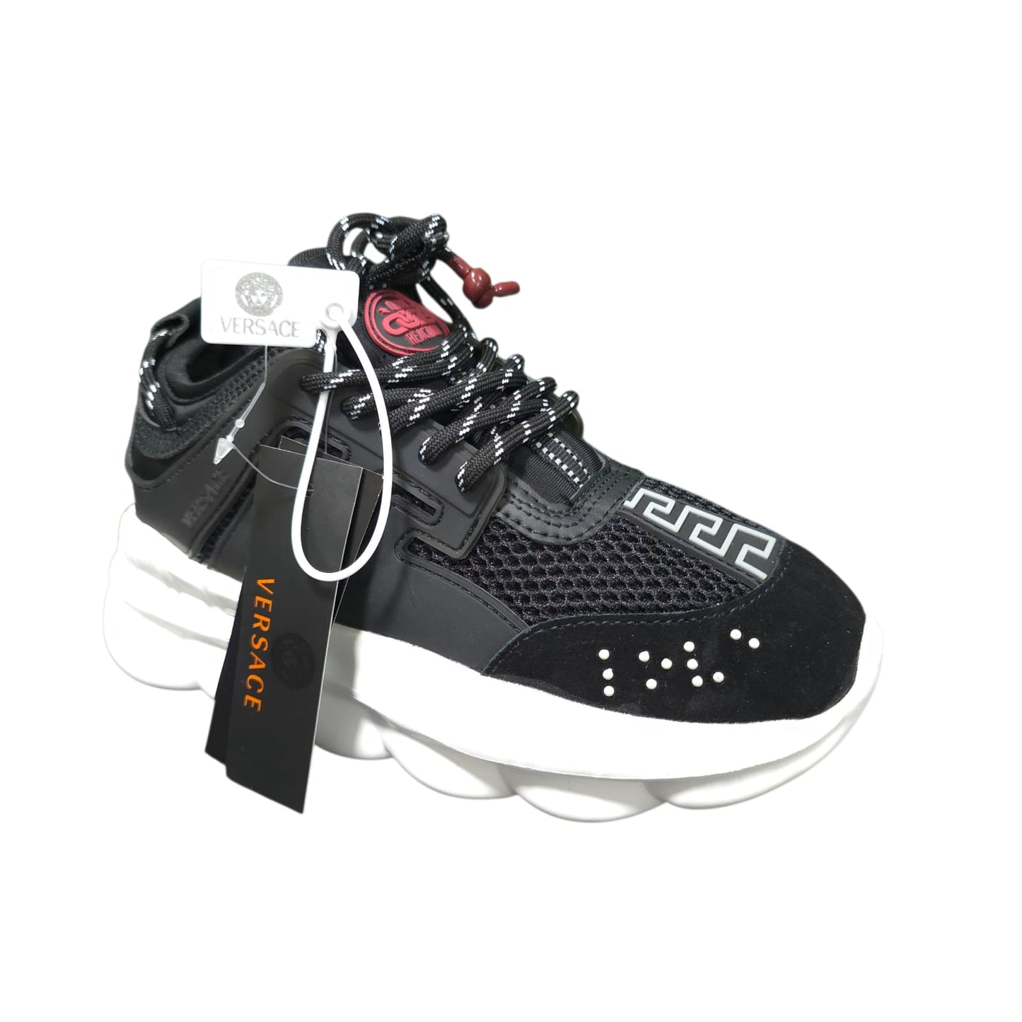 Tenis Versace Chain Importados Reaction Black