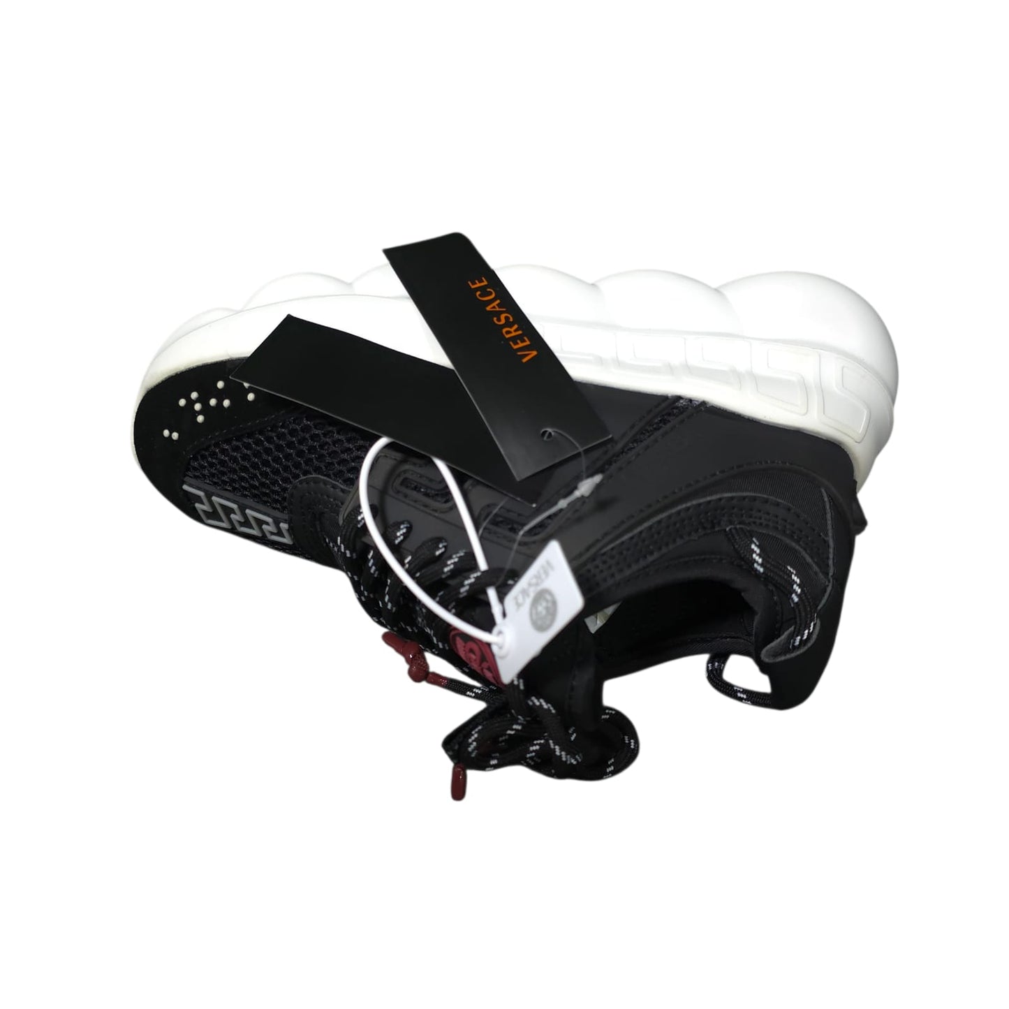 Tenis Versace Chain Importados Reaction Black