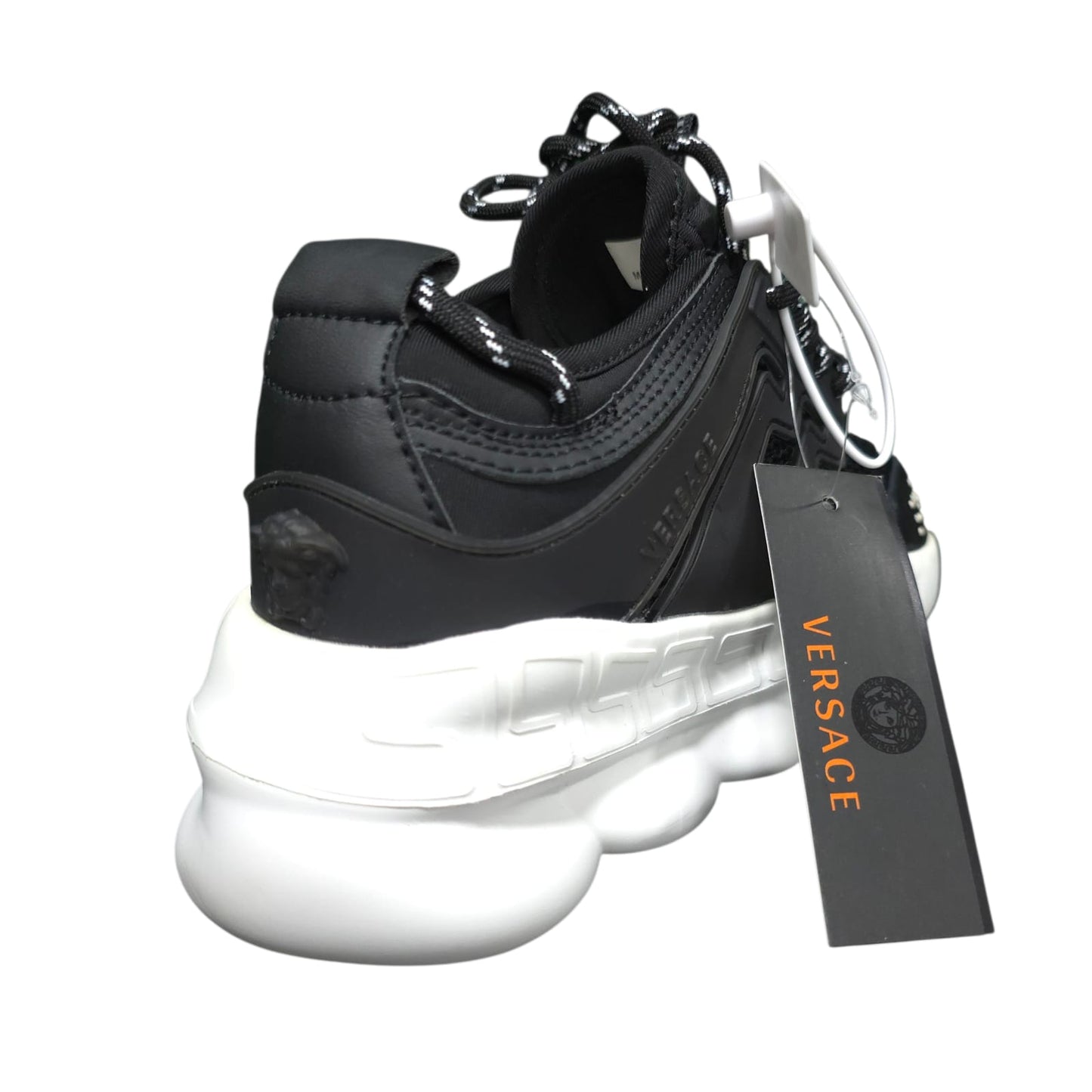 Tenis Versace Chain Importados Reaction Black