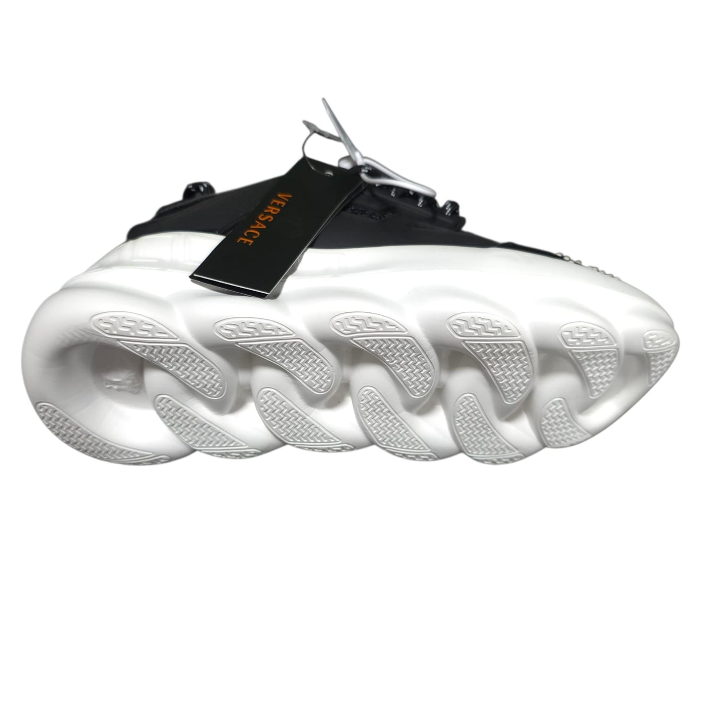 Tenis Versace Chain Importados Reaction Black