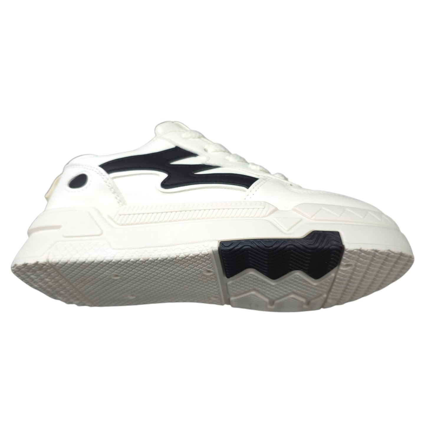 Tenis En Plataforma Importados Suela Plana Nueva Colección White Black