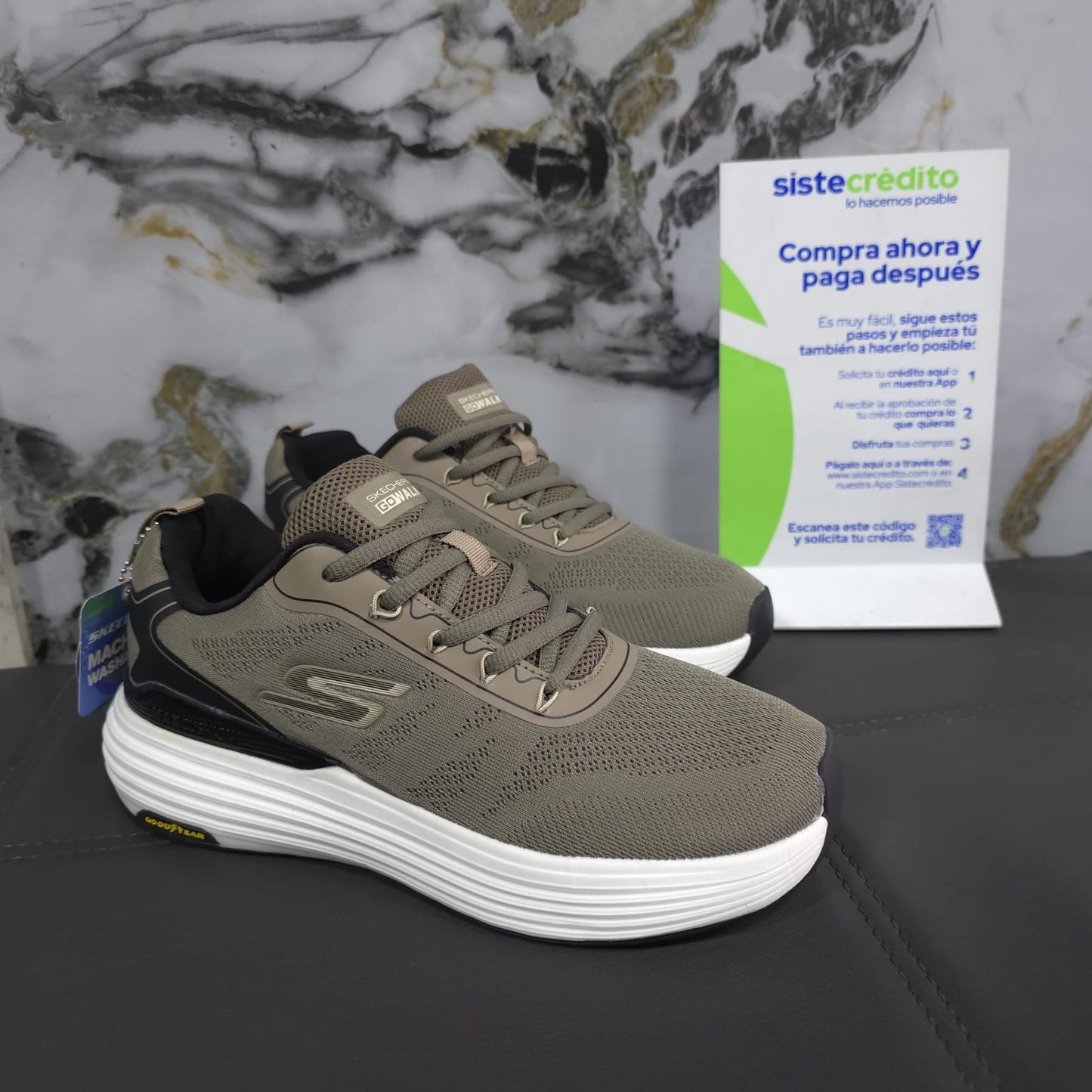 Tenis Skeacher Max AAA Importados Green