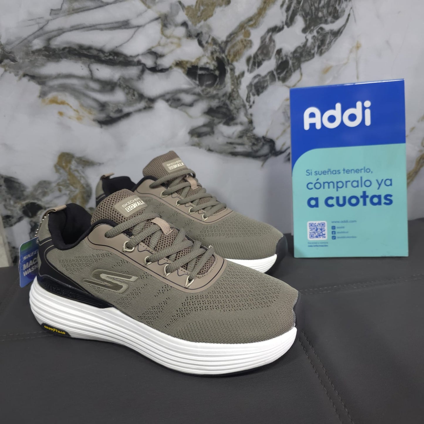 Tenis Skeacher Max AAA Importados Green