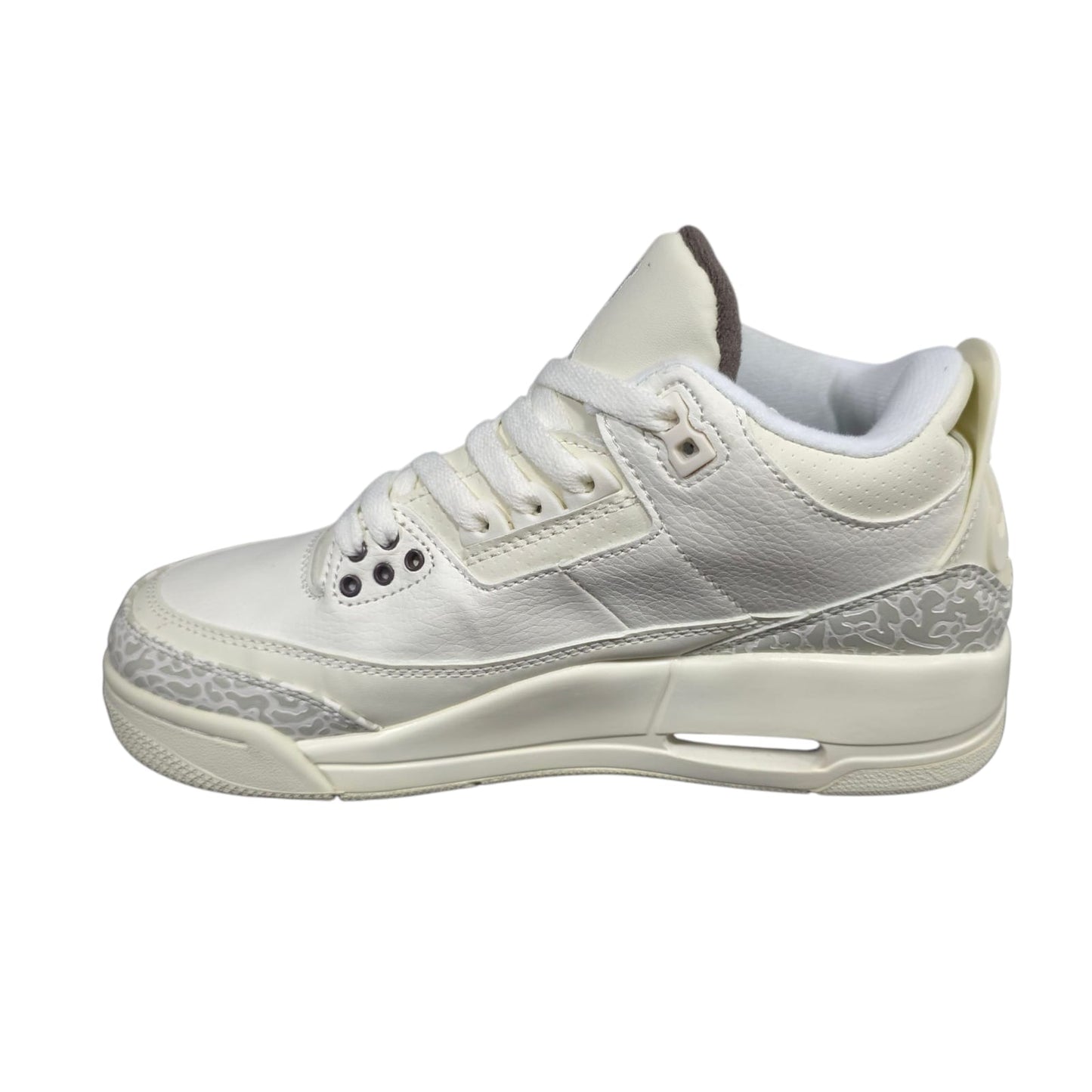 Tenis Nike Jordan Retro 3 Travis Scott Crema Replica AAA Importados