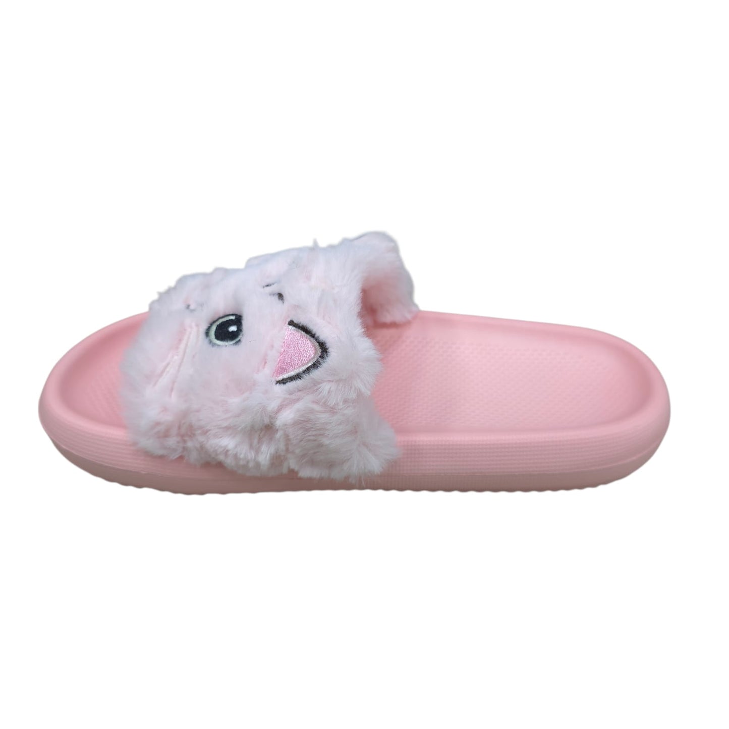 Chanclas Con Peluche Estilo Gato Ultrasuaves