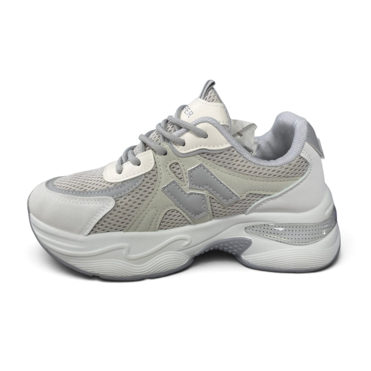 Plataforma Suela Alta Moda 2026 New Colección Fashion White Grey