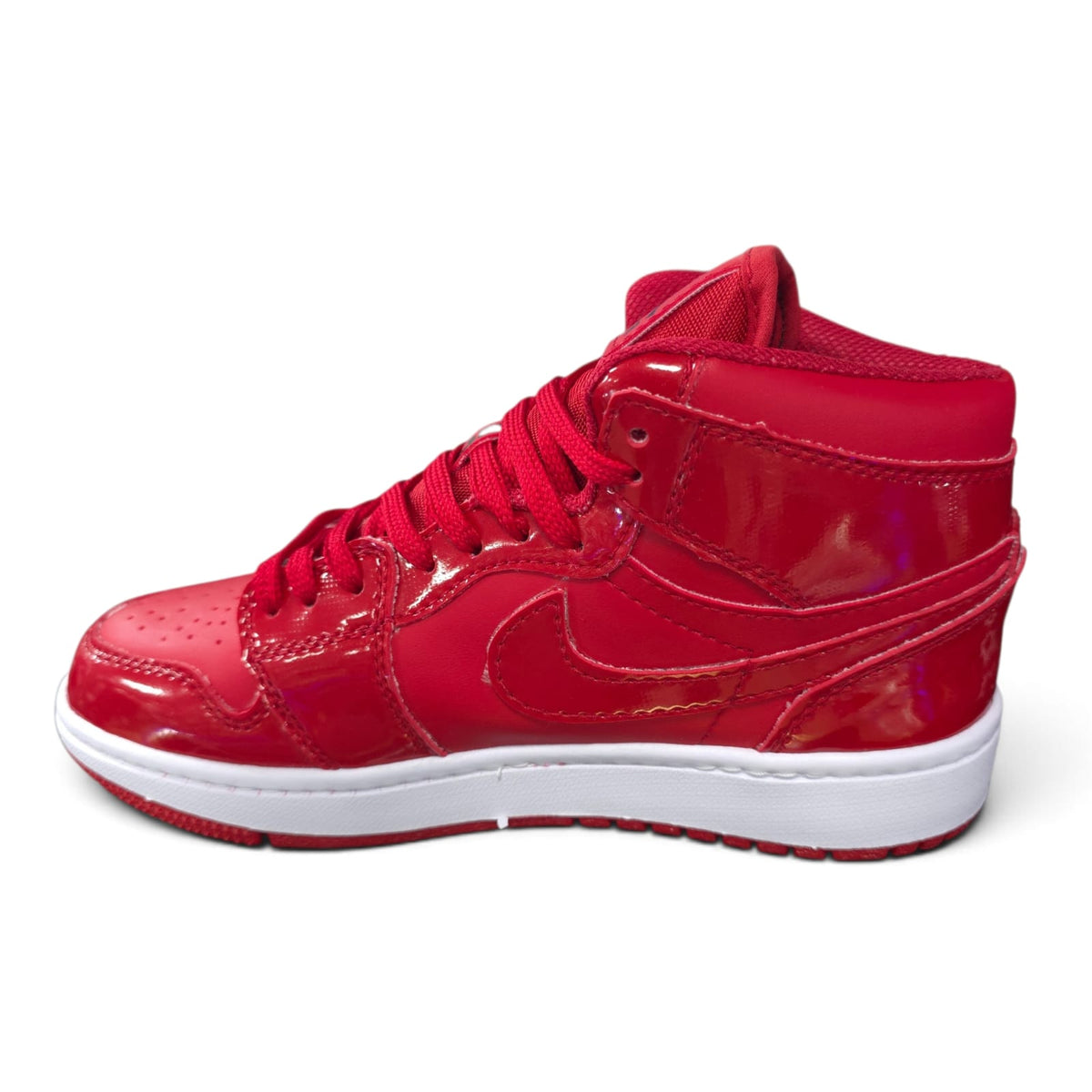 Tenis Jordan Retro 1 Rojo Charol Calidad AAA