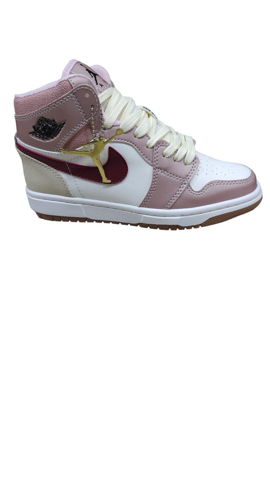 Tenis Jordan Retro 1 Palo De Rosa Calidad AAA