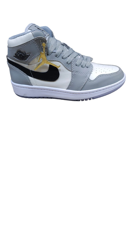 Tenis Jordan Retro 1 Gris Calidad AAA