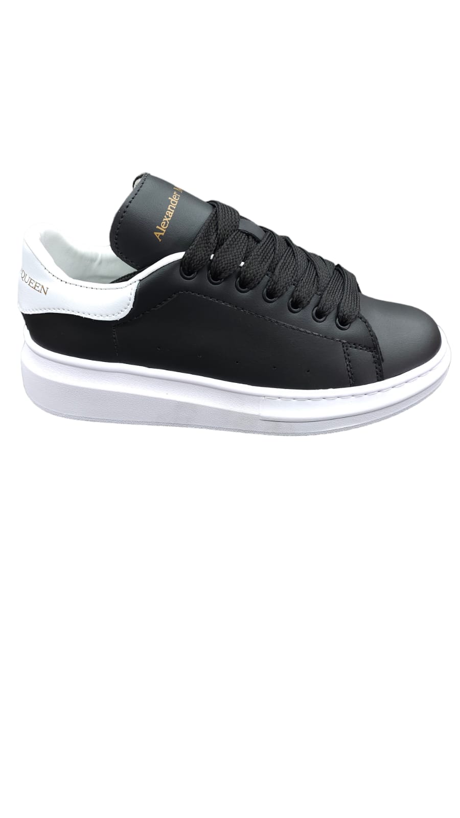 Tenis Alexander McQueen R-eplica 2-A Negro Blanco