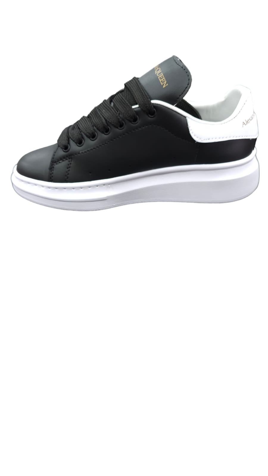 Tenis Alexander McQueen R-eplica 2-A Negro Blanco