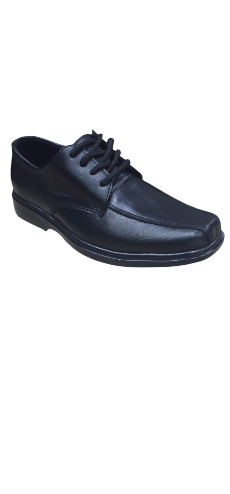Zapatos Colegiales Negros En Cuero